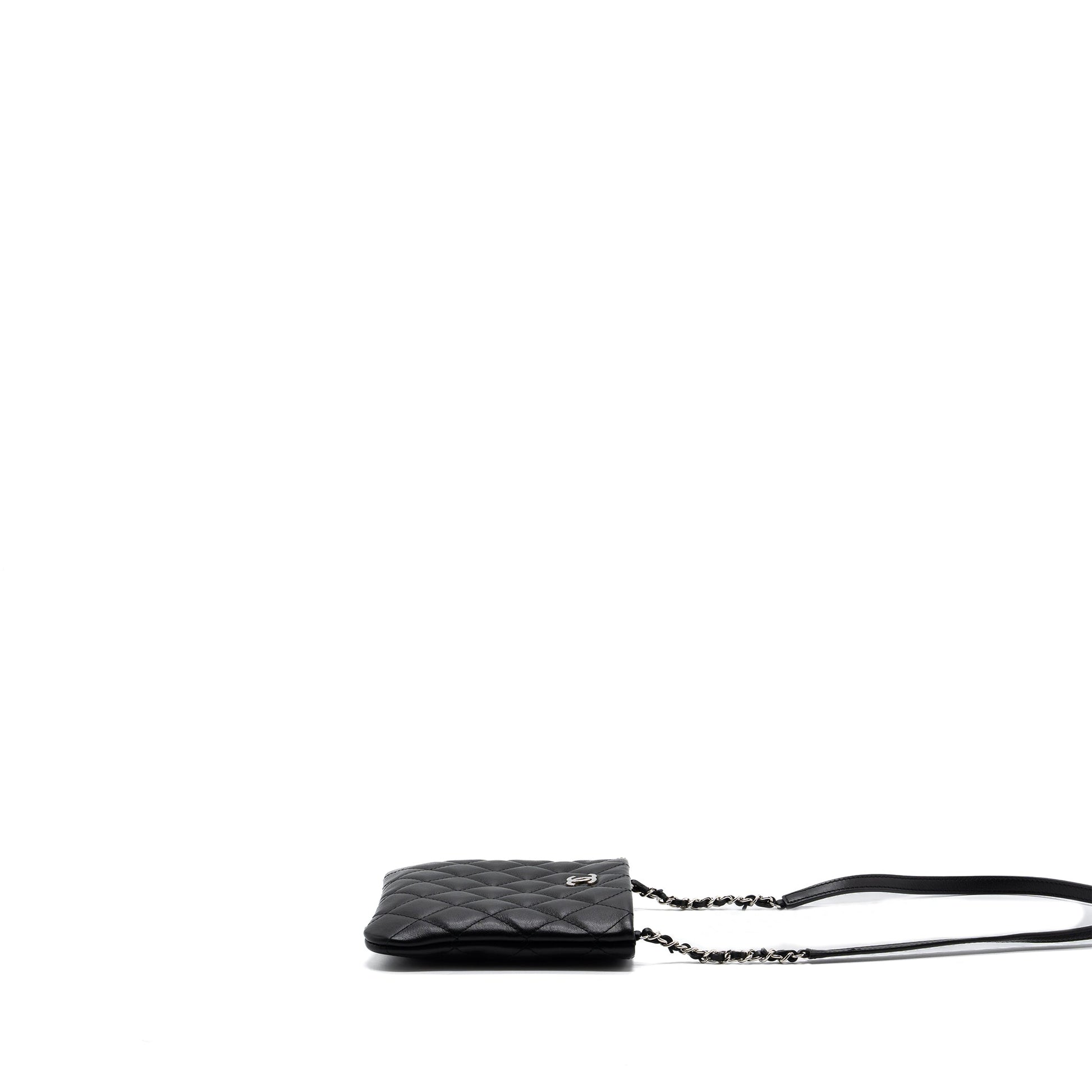 Chanel LAMBSKIN SHW Black Shoulder Bag