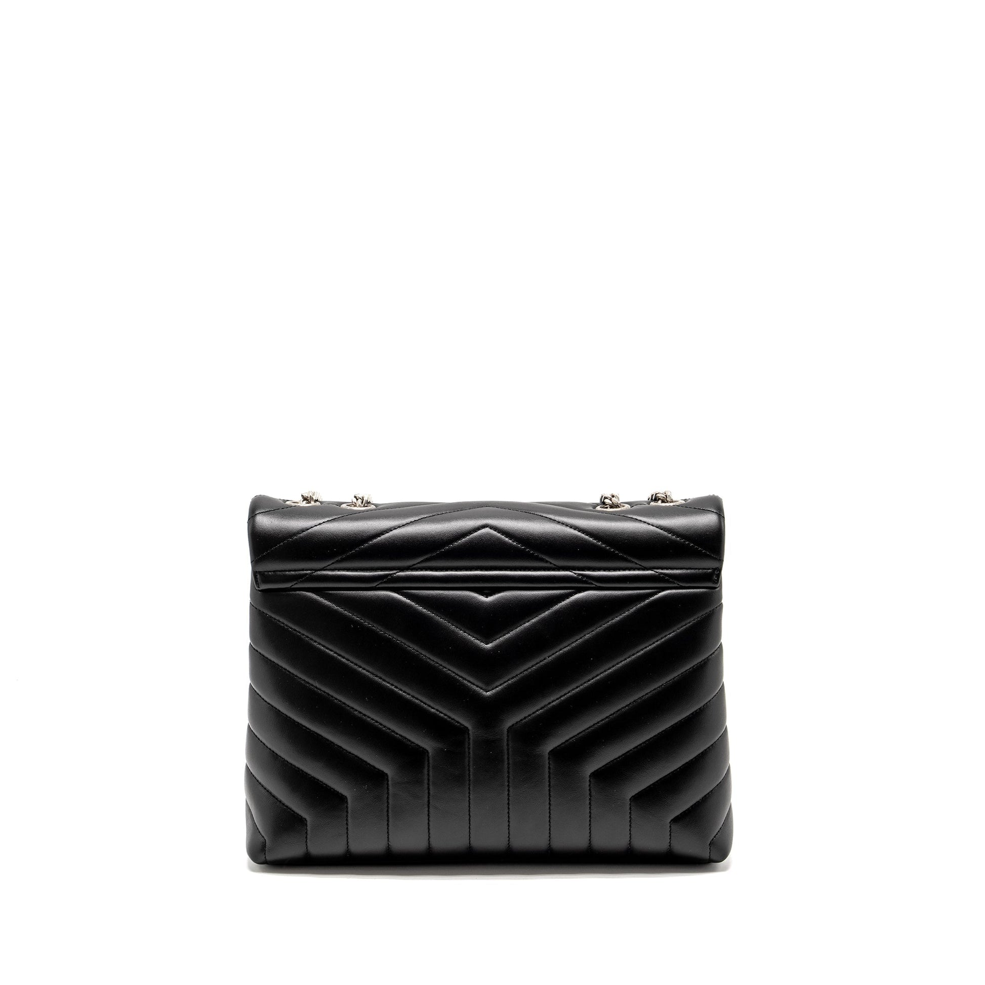 YSL Saint Laurent Saint Laurent Loulou Purse Calfskin Shoulder Bag Black Mini