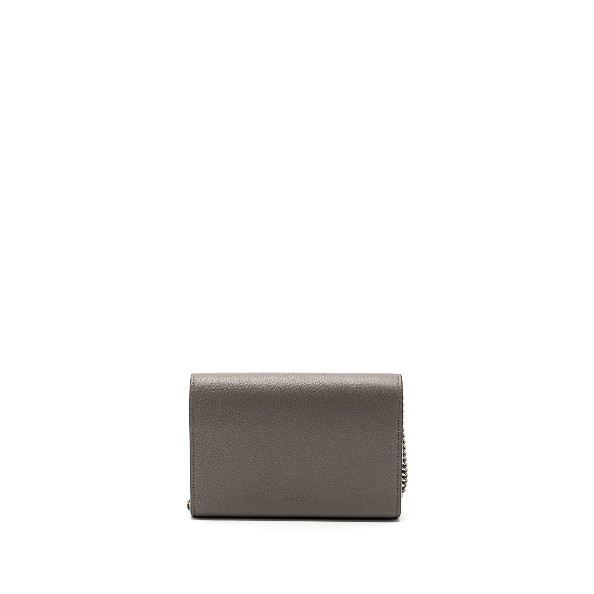 Gucci Dionysus Bag Calfskin Grey Shw Leather Mini Travel Bag