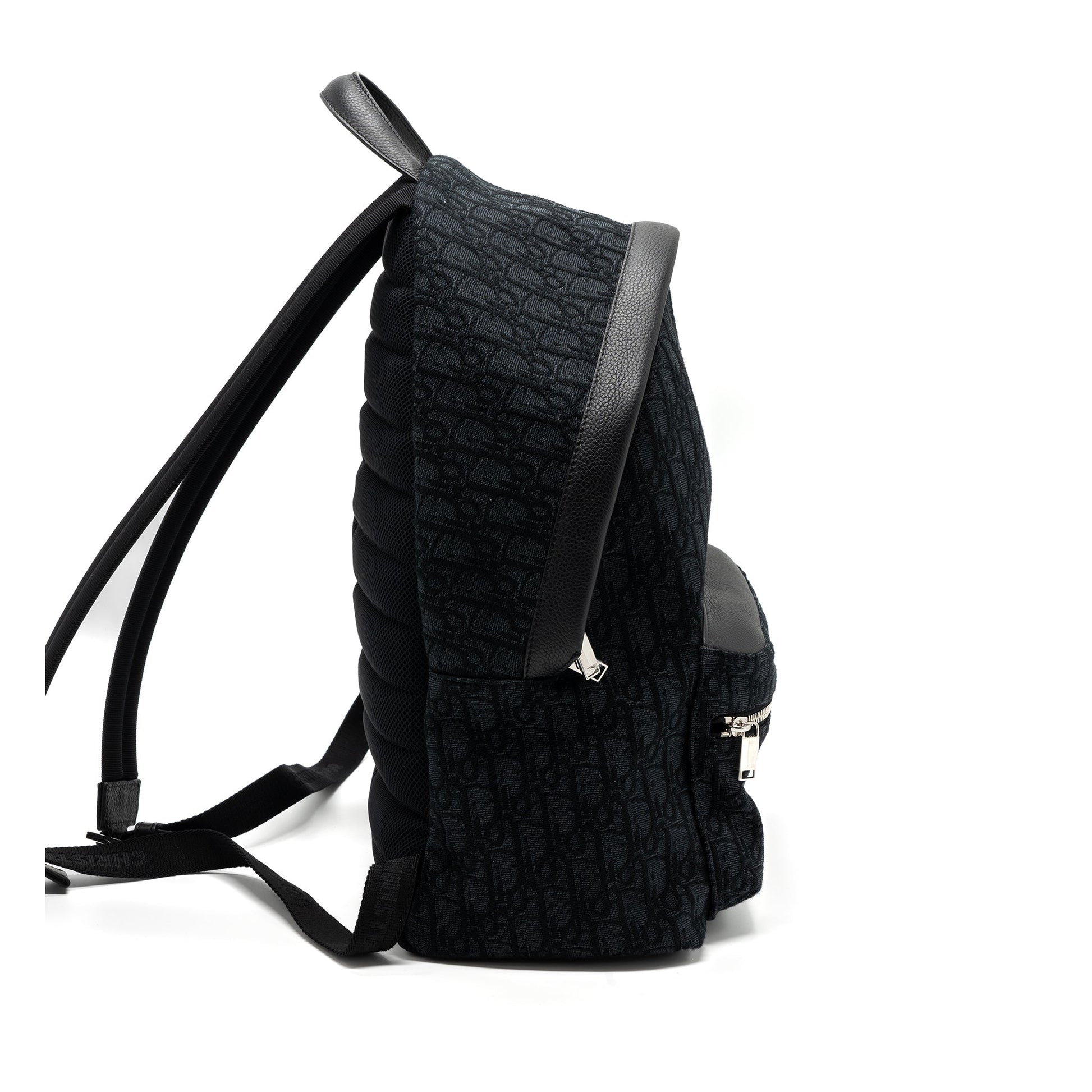 Dior Rider Backpack Oblique Jacquard Handbag Black