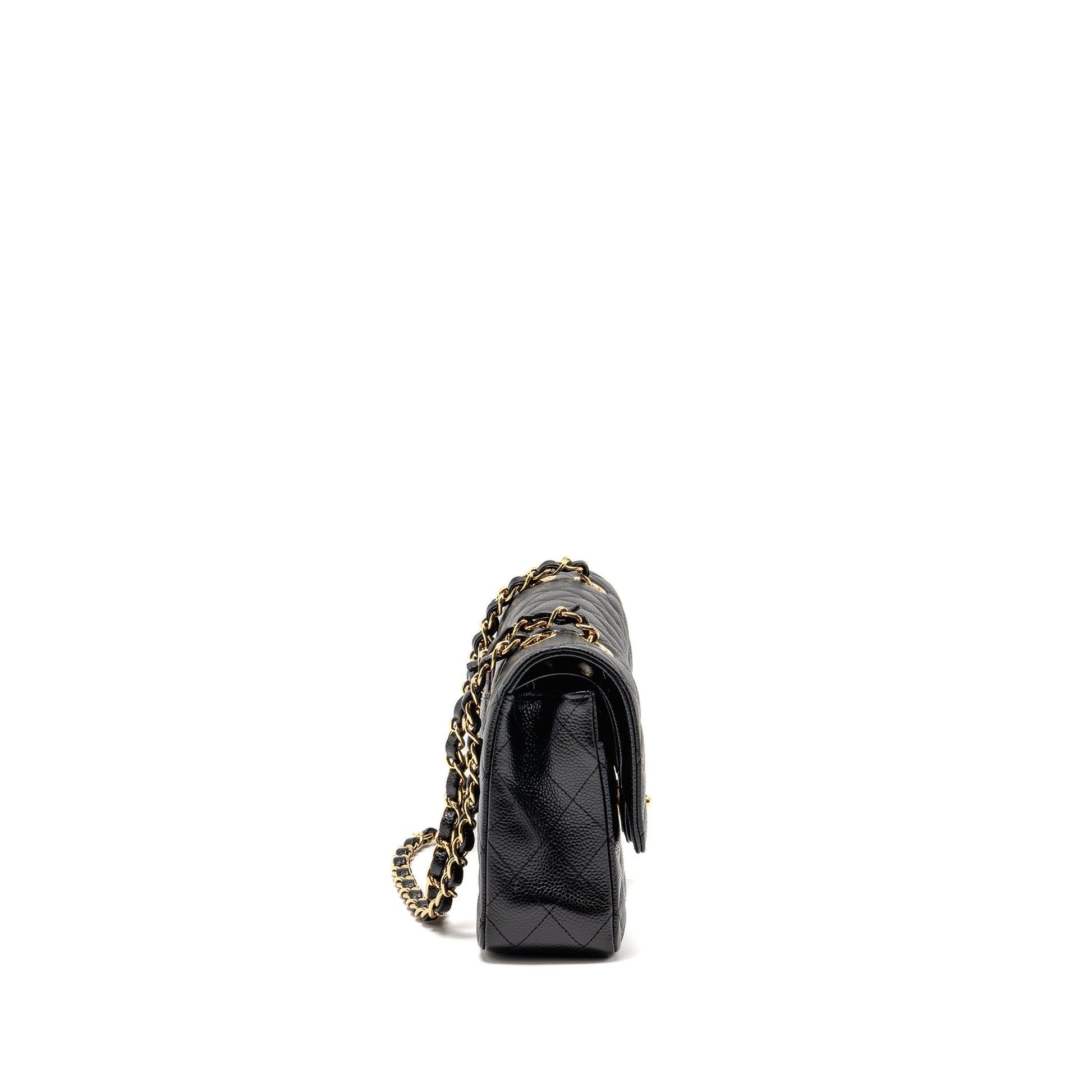 Chanel Classic Double Flap Caviar LGHW Black Shoulder Bag