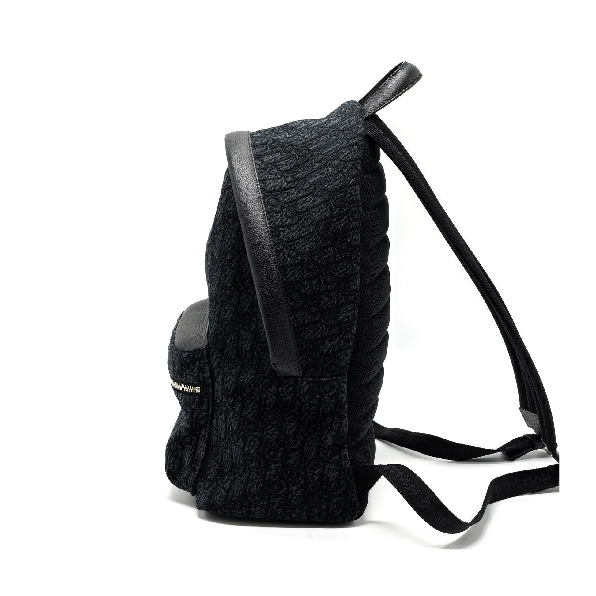 Dior Rider Backpack Oblique Jacquard Handbag Black