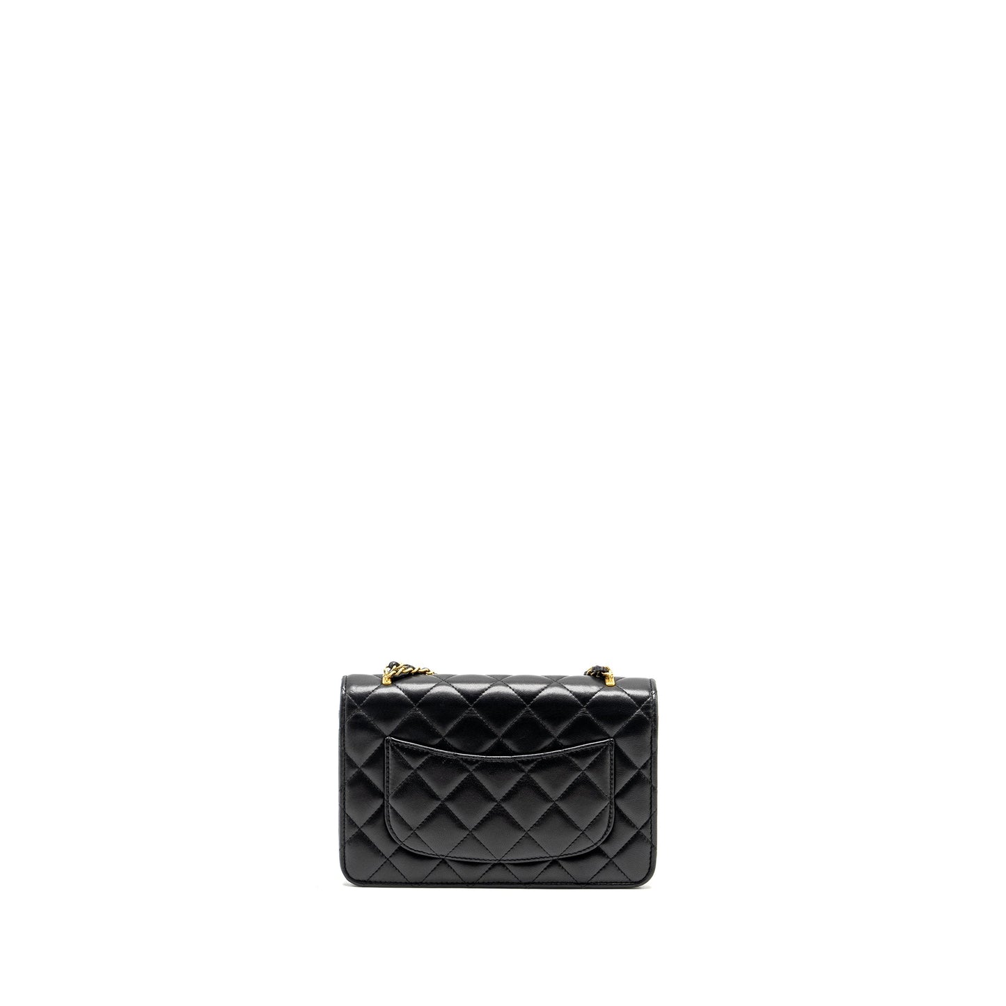 Chanel 23A Lion Charms On Lambskin GHW Black Key Chain
