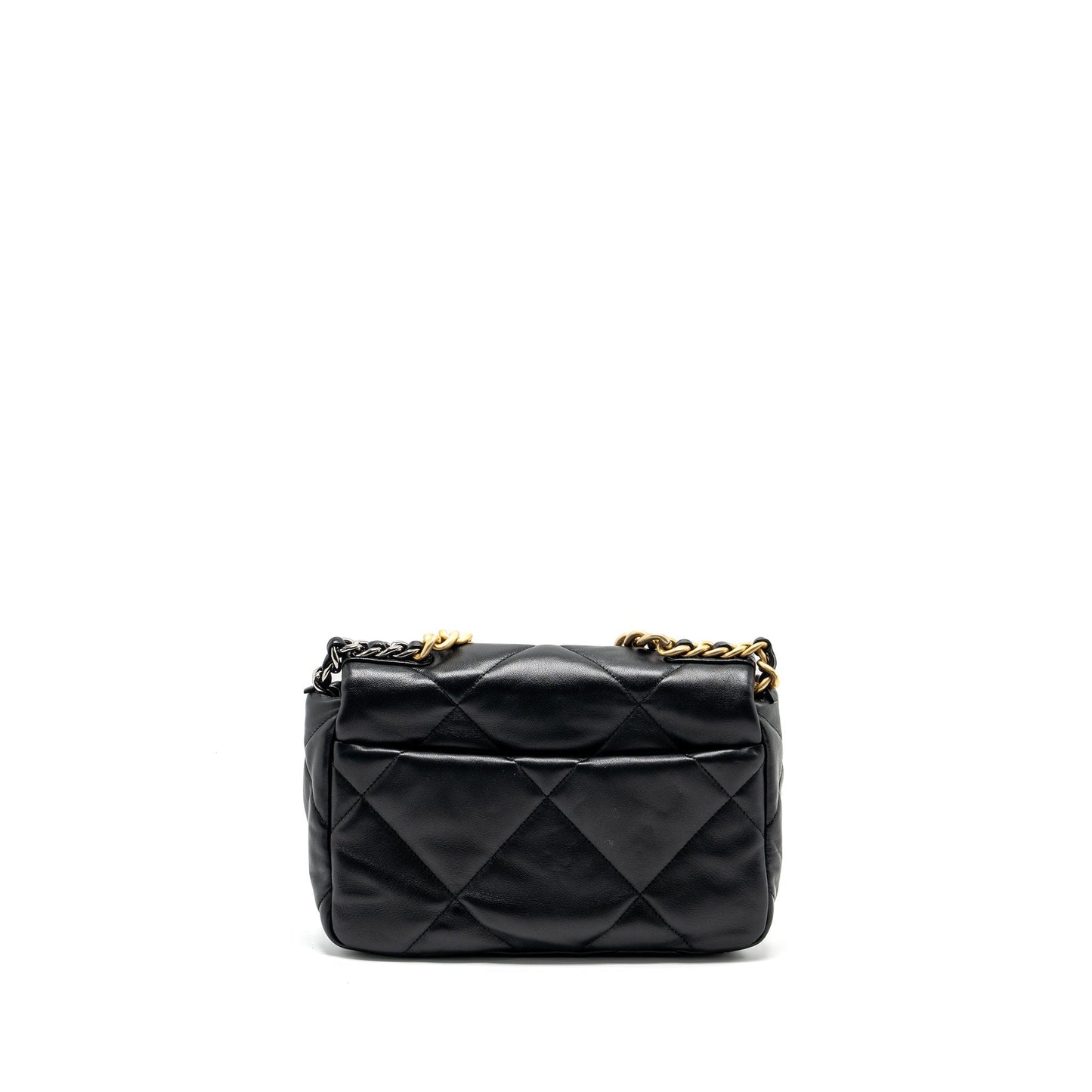 Chanel 19 lambskin hardware Microchip Multicolour Black Small Handbag Microchip 5