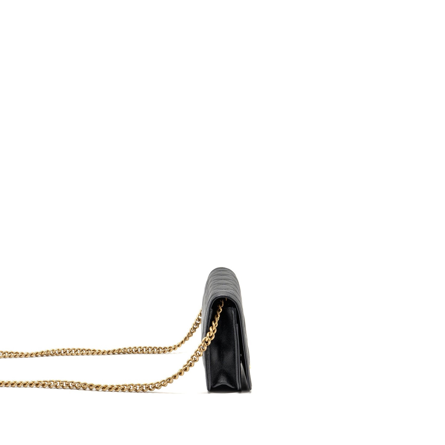 Chanel Boy on Caviar GHW Microchip Black Wallet Case Microchip 1