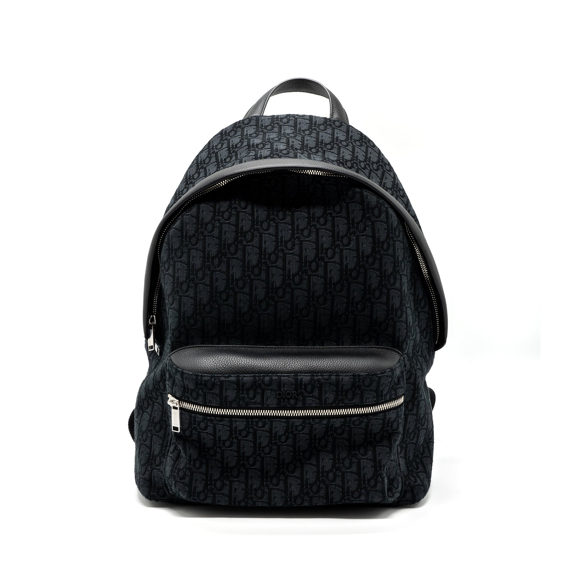 Dior Rider Backpack Oblique Jacquard Handbag Black