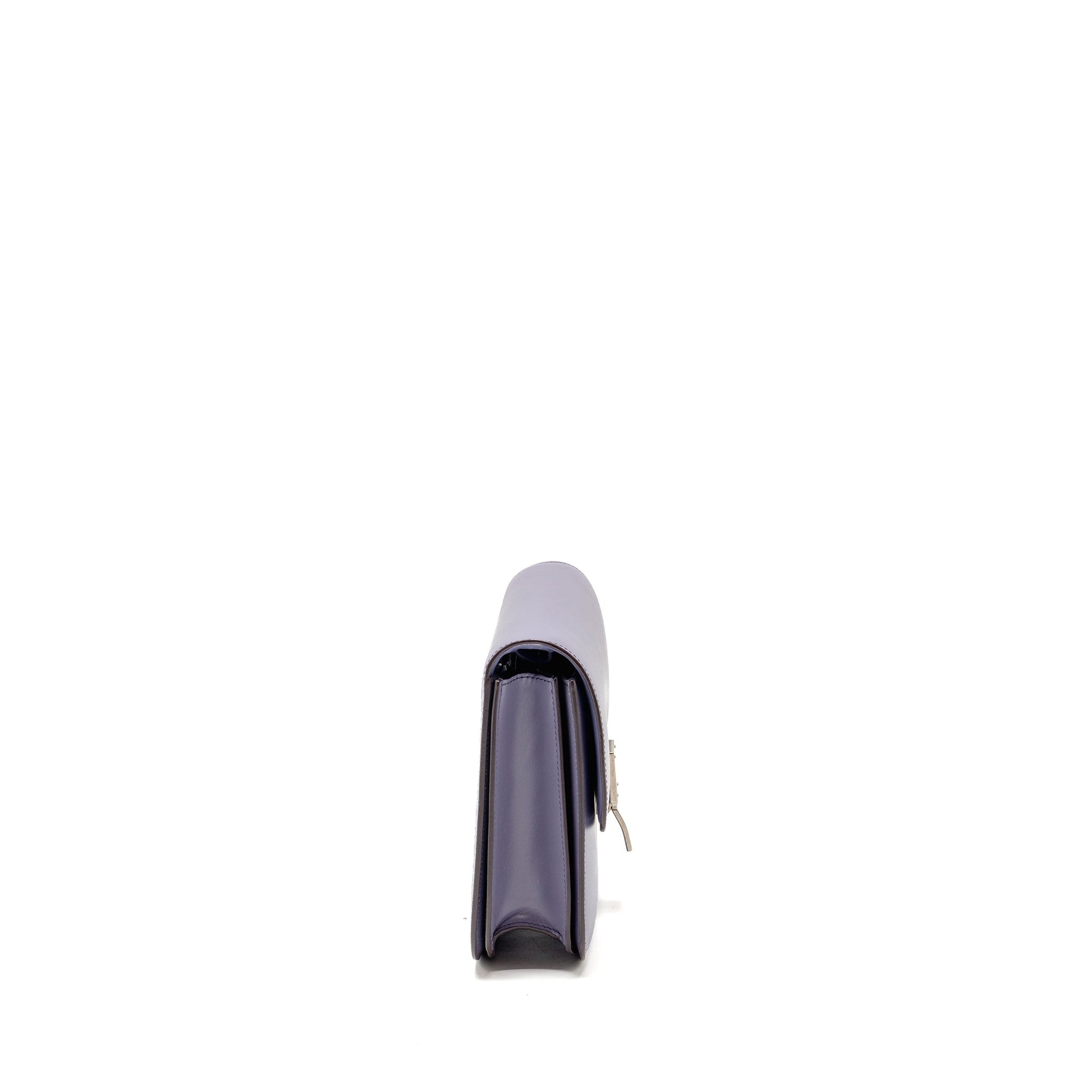 Luxury Classic Box Bag Calfskin Purple Shw Medium Travel Bag