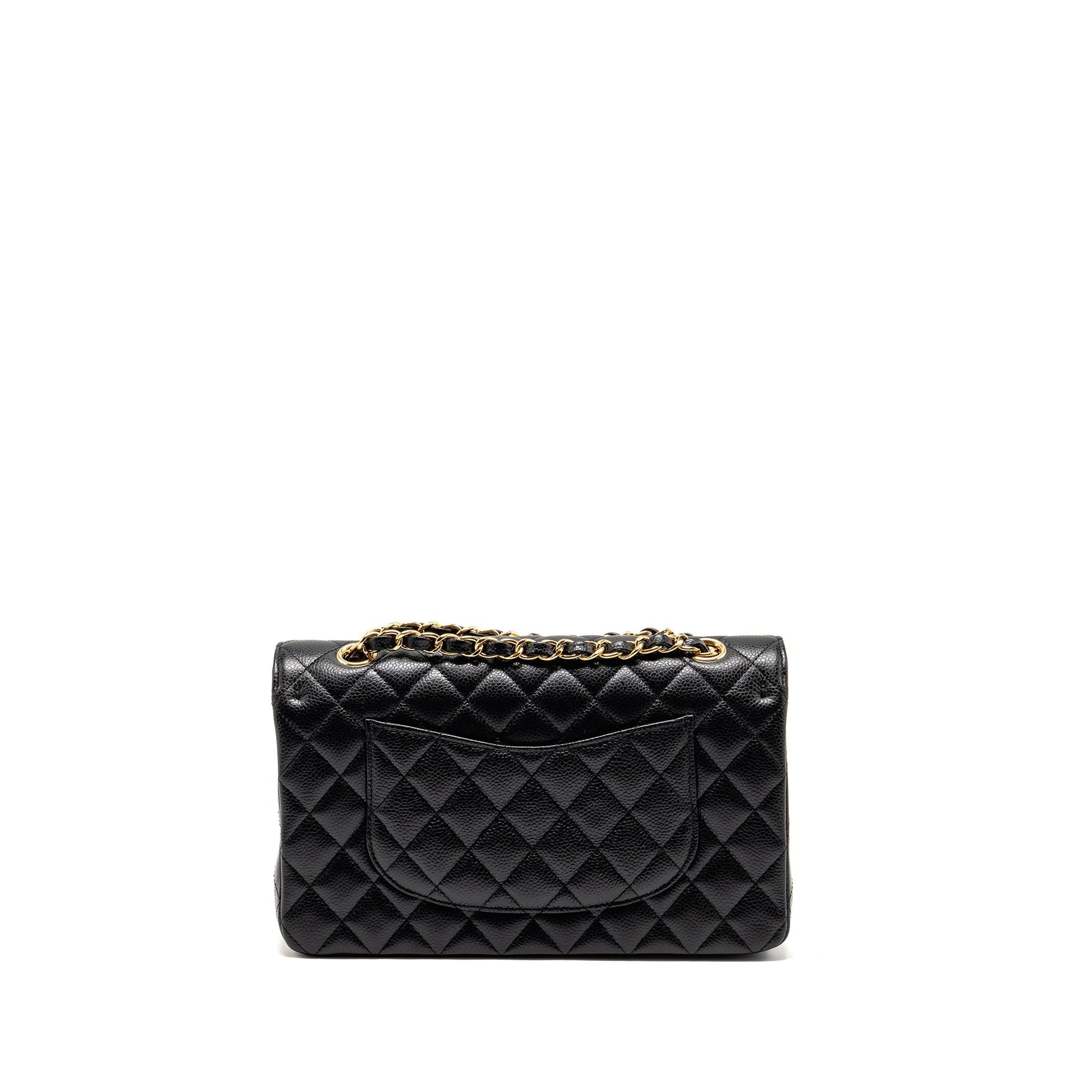 Chanel Classic Double Flap Caviar LGHW Black Shoulder Bag