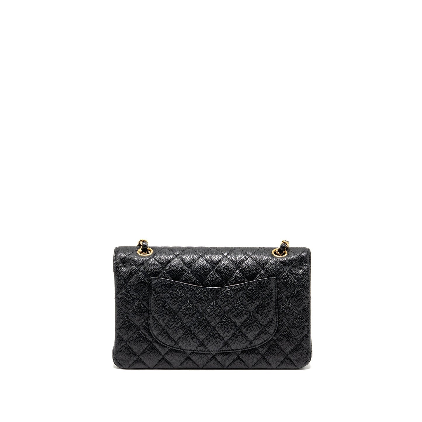 Chanel classic Double Flap Caviar GHW Black Shoulder Bag Ghw 32