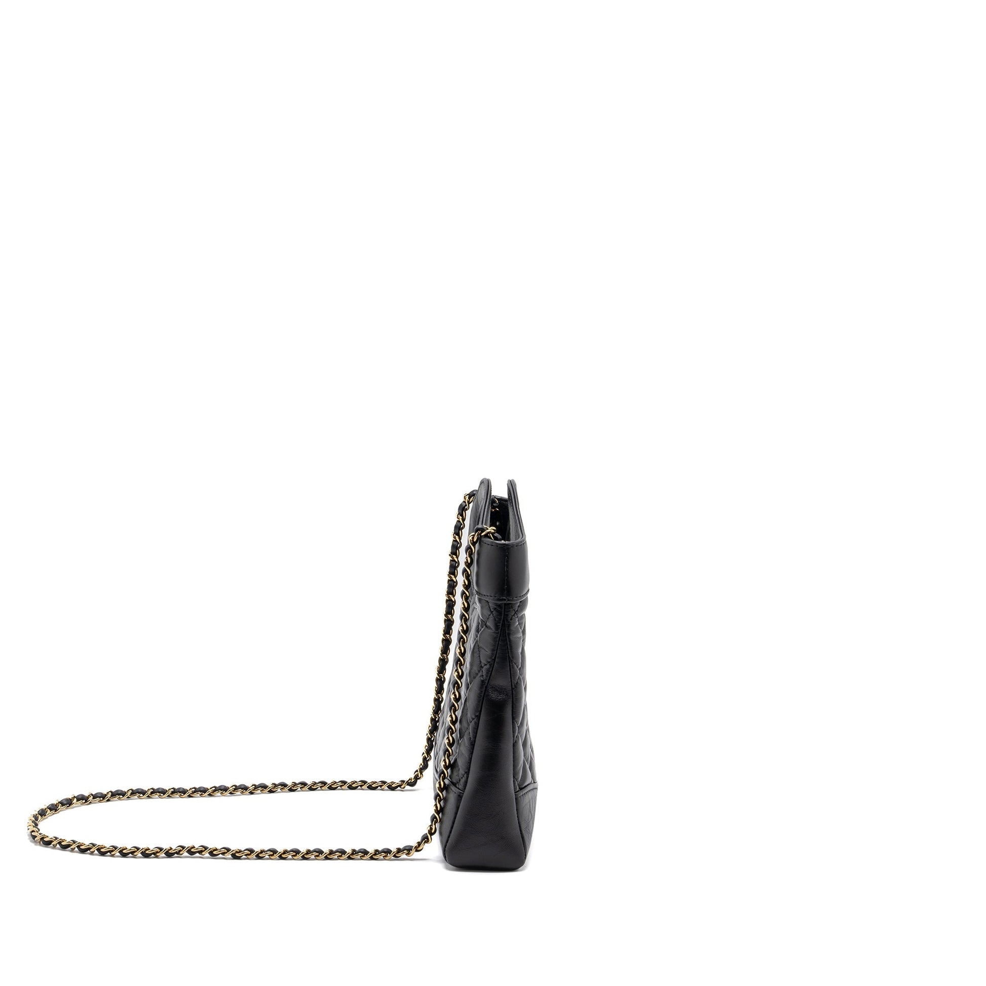 Chanel 23A 31 Calfskin LGHW Microchip Black Mini Bag Black Lghwmicrochip