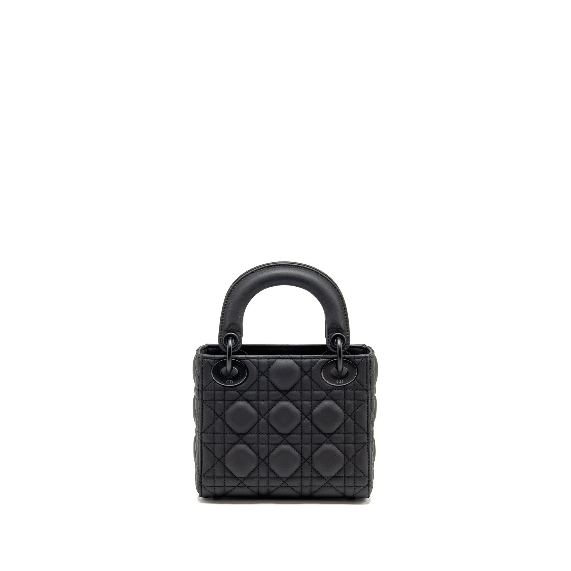 Dior Lady Calfskin So Handbag Black Mini Travel Bag Black Handbag