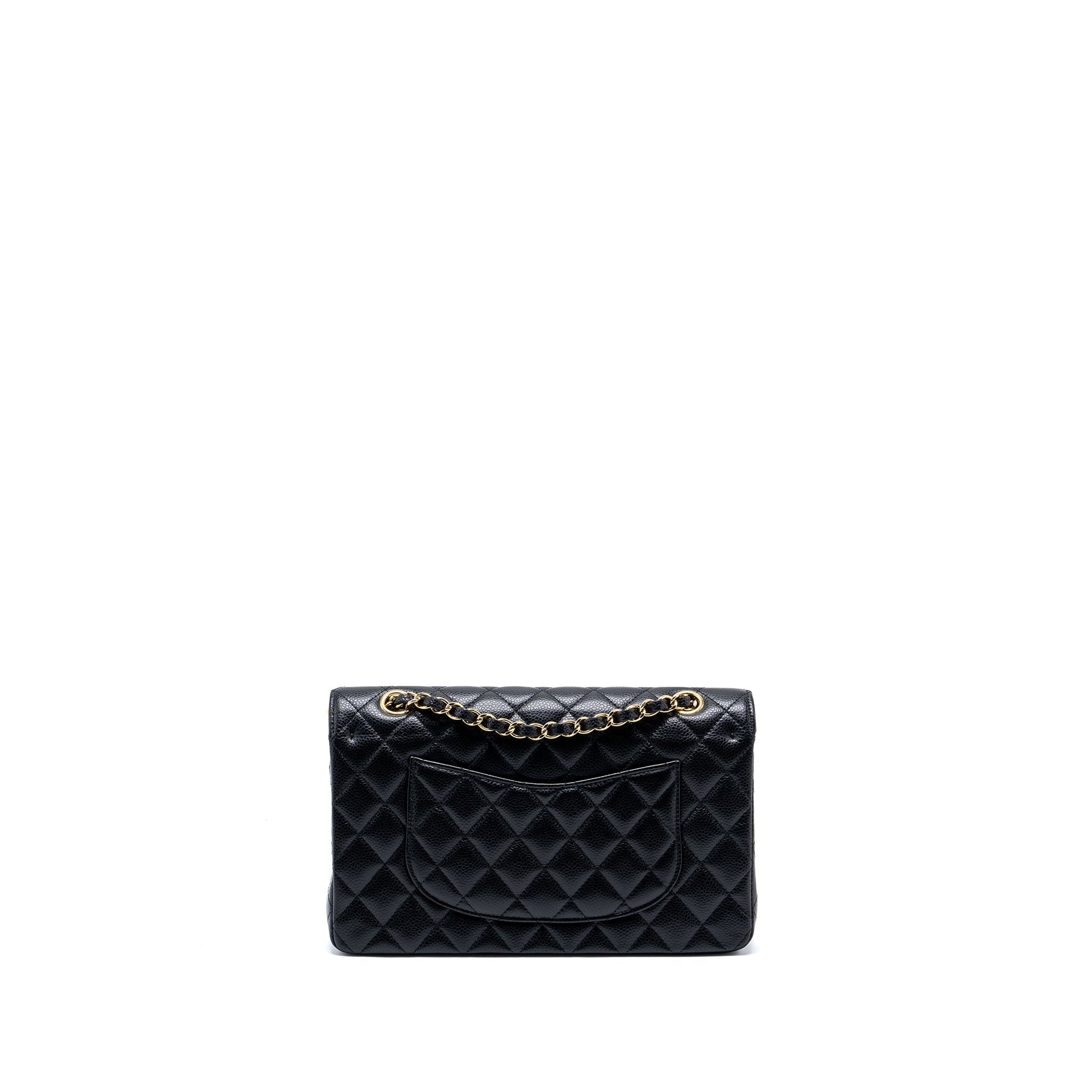 Chanel classic double flap caviar GHW Black Shoulder Bag Ghwmicrochip 2