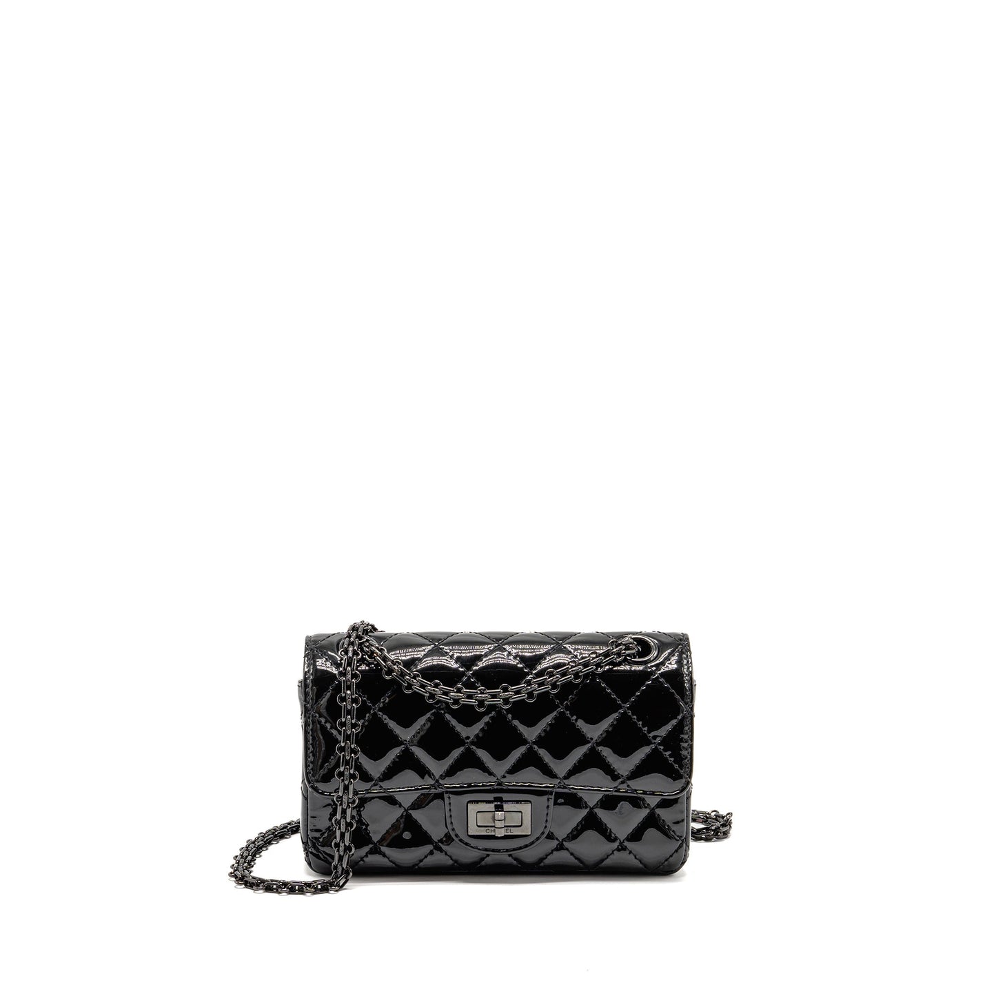 Chanel 2.55 Reissue Patent SO Black Mini Bag