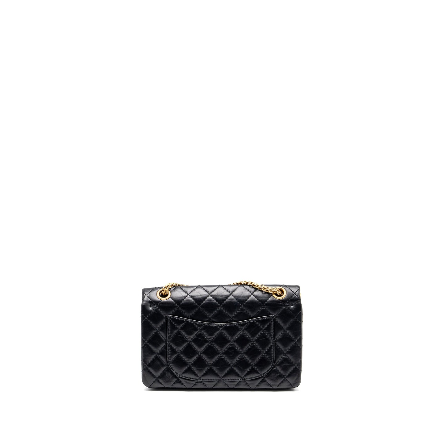 Chanel 2.55 reissue double flap aged calfskin Black Small Shoulder Bag