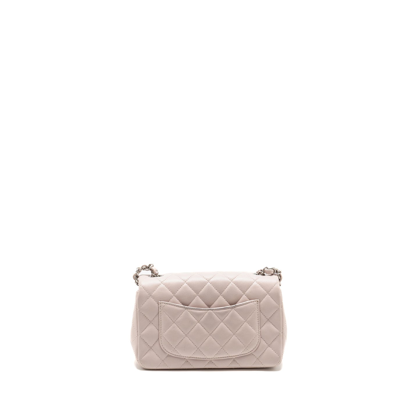 Chanel Rectangular Flap Lambskin Light SHW Microchip Pink Shoulder Bag