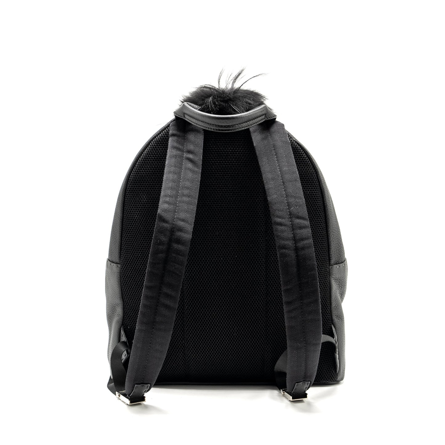 Fendi Backpack Calfskin Fur Crocodile Multicolor Large