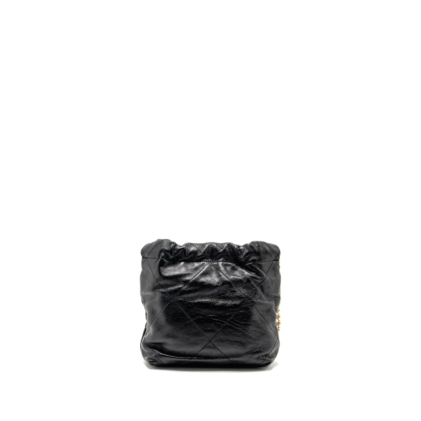 Chanel 23s 22 Pearl Shiny Calfskin GHW Mini Bag Ghw Microchip