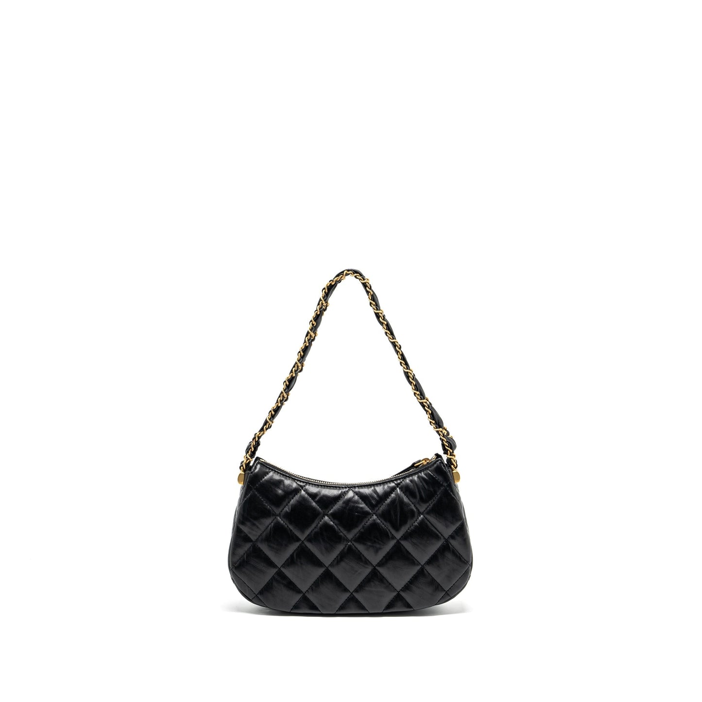Chanel 23k 19 Hobo Calfskin GHW microchip Black Shoulder Bag