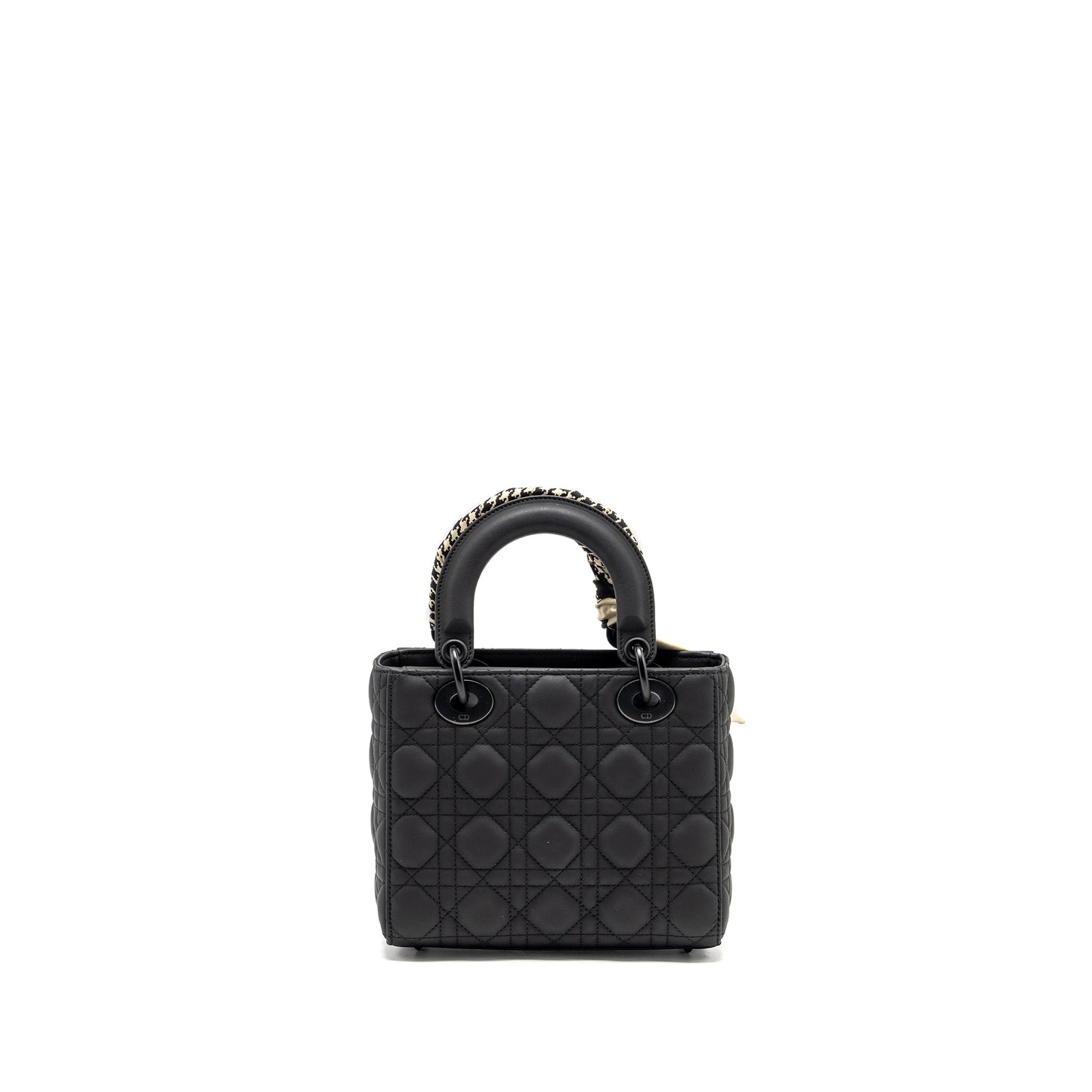 Dior My Lady Cannage Calfskin So Handbag Black Small Travel Bag