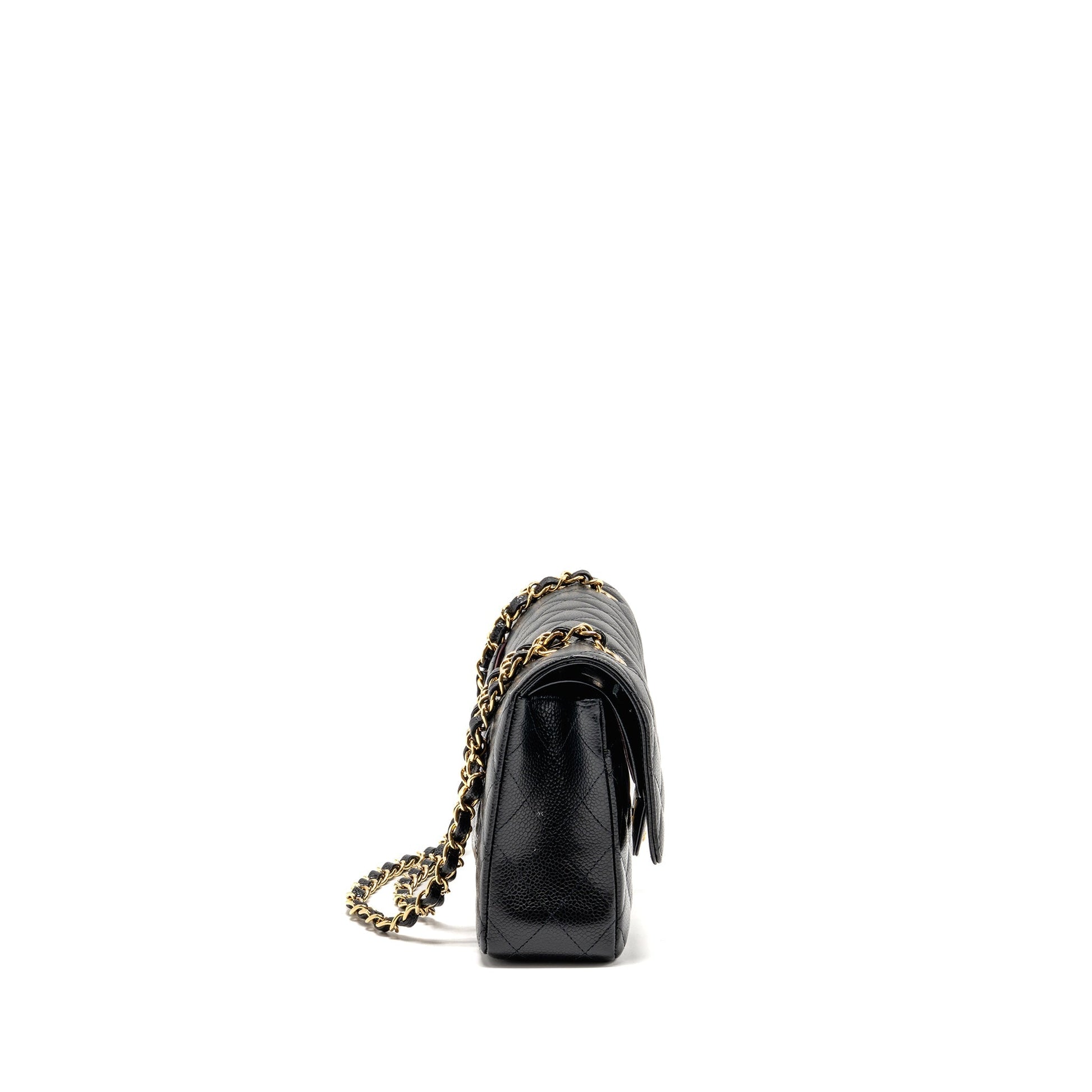 Chanel Classic Double flap caviar GHW microchip Black Shoulder Bag Microchip 11
