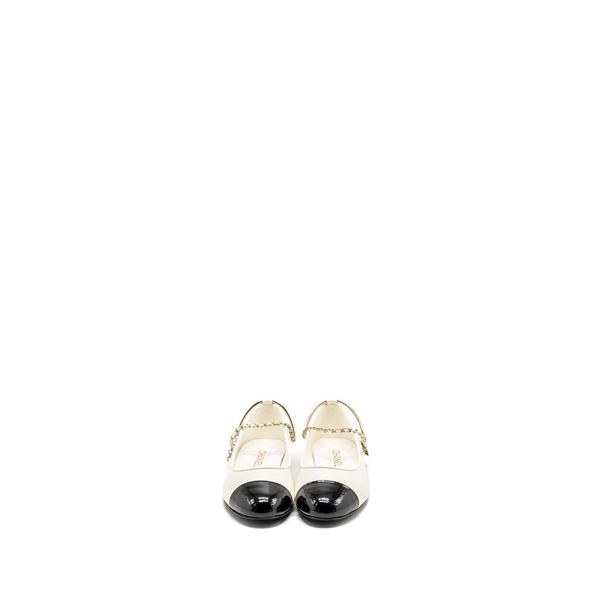 Chanel Black White Shoes