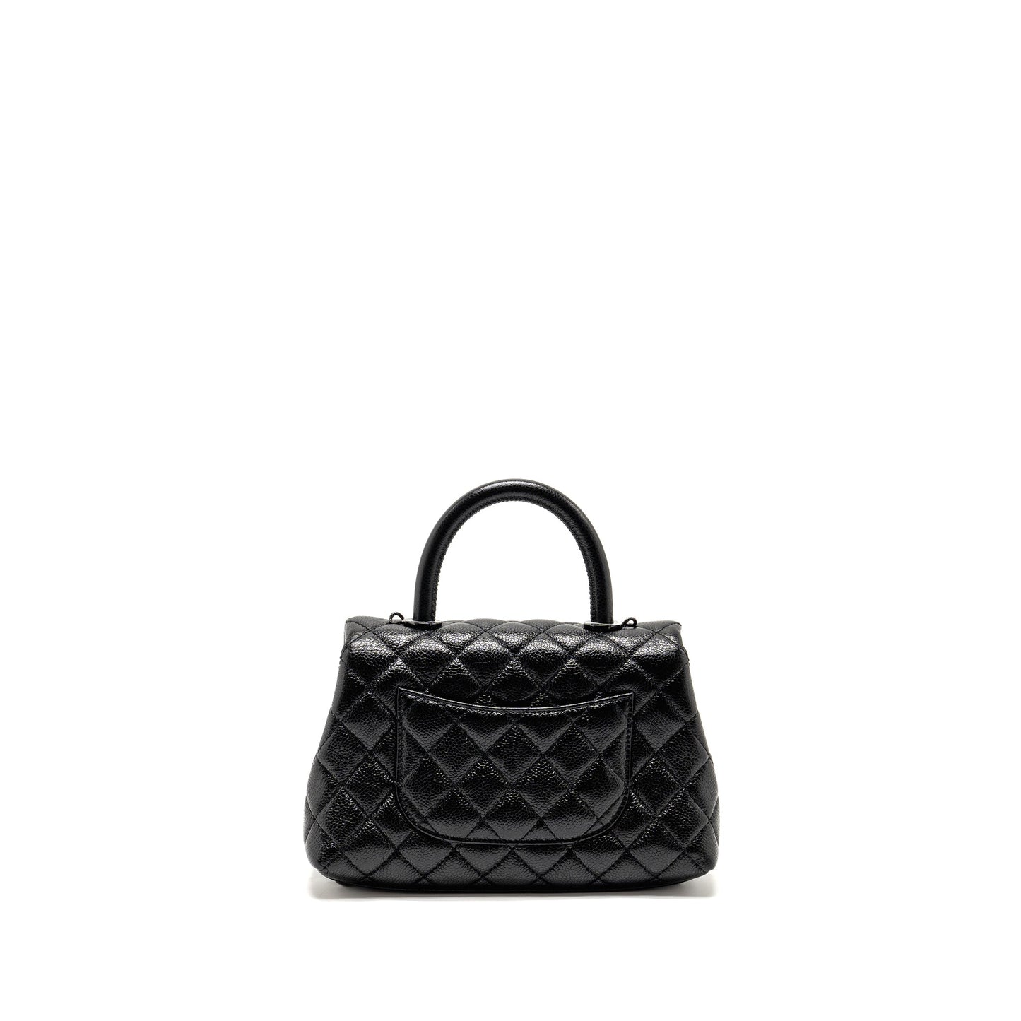Chanel coco handle caviar So Black Small Handbag