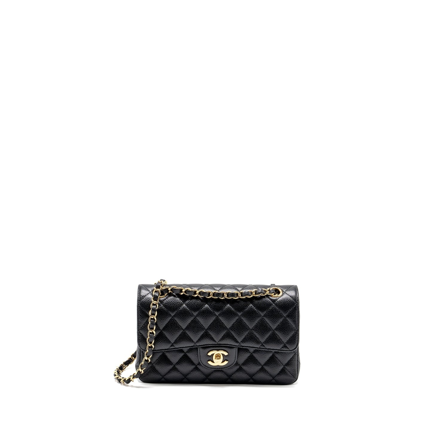 Chanel classic double flap caviar GHW Black Small Shoulder Bag Ghw 5