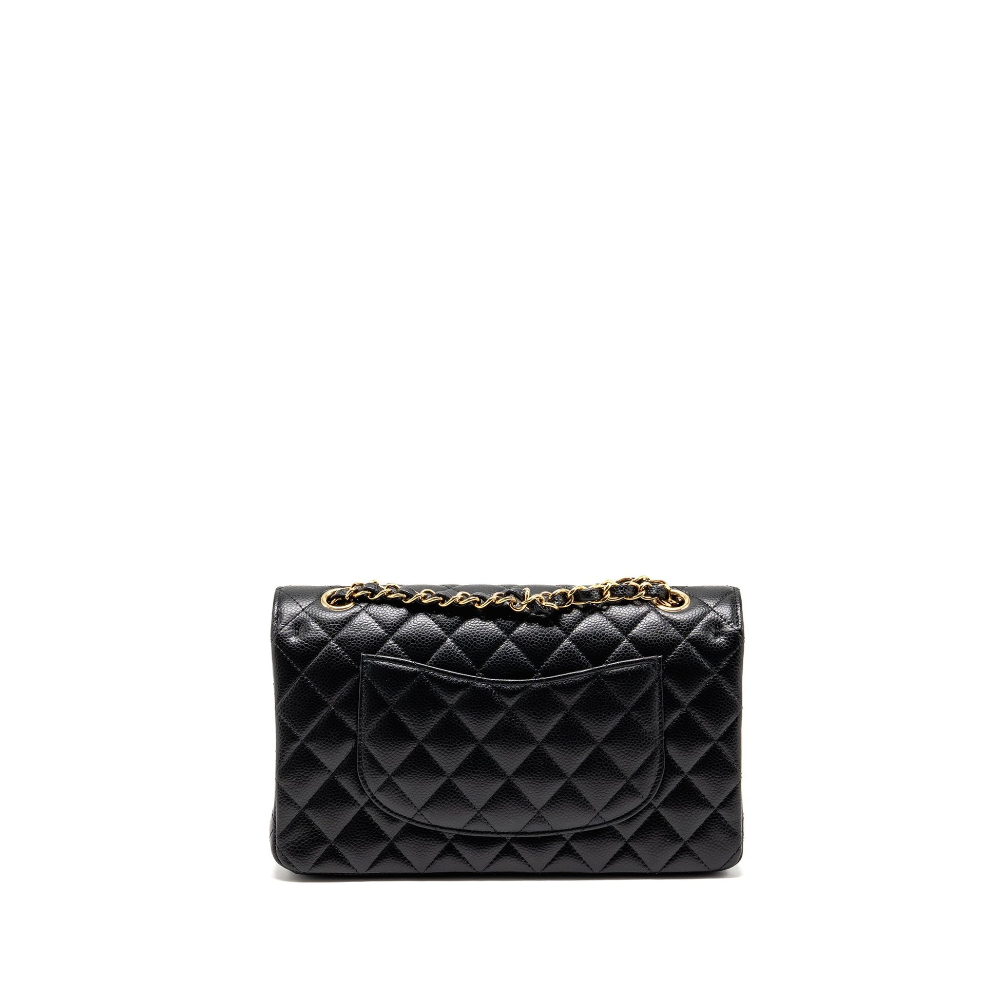Chanel Classic Double flap caviar GHW microchip Black Shoulder Bag Microchip 11