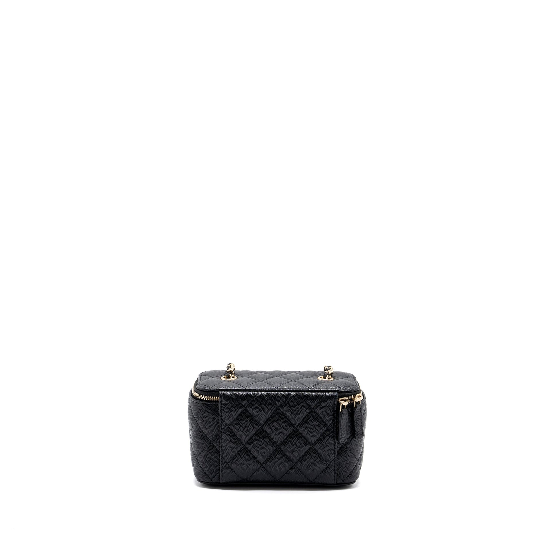 Chanel Long Vanity Caviar LGHW Black Handbag Lghw 1