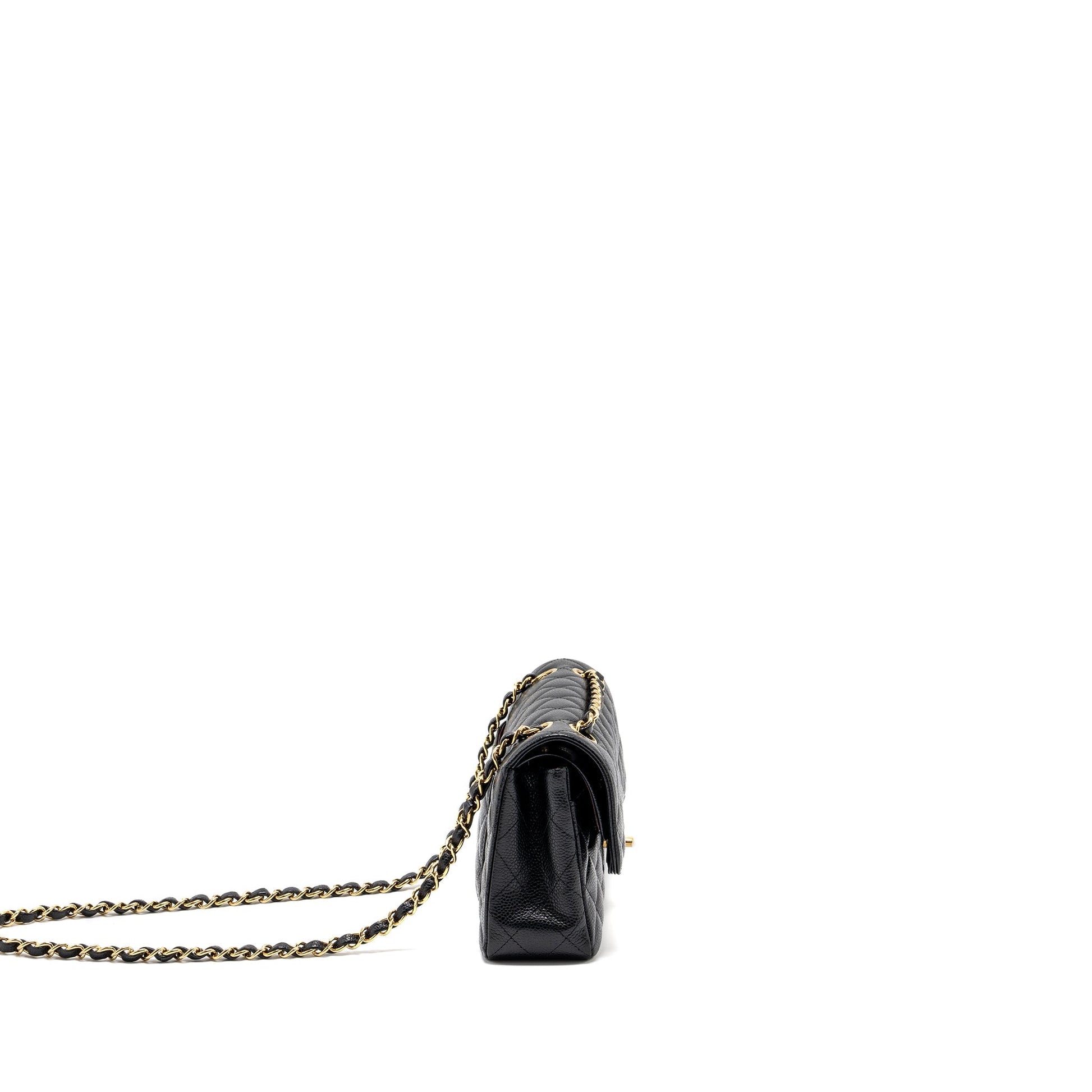 Chanel classic double flap caviar GHW Black Small Shoulder Bag Ghw 5