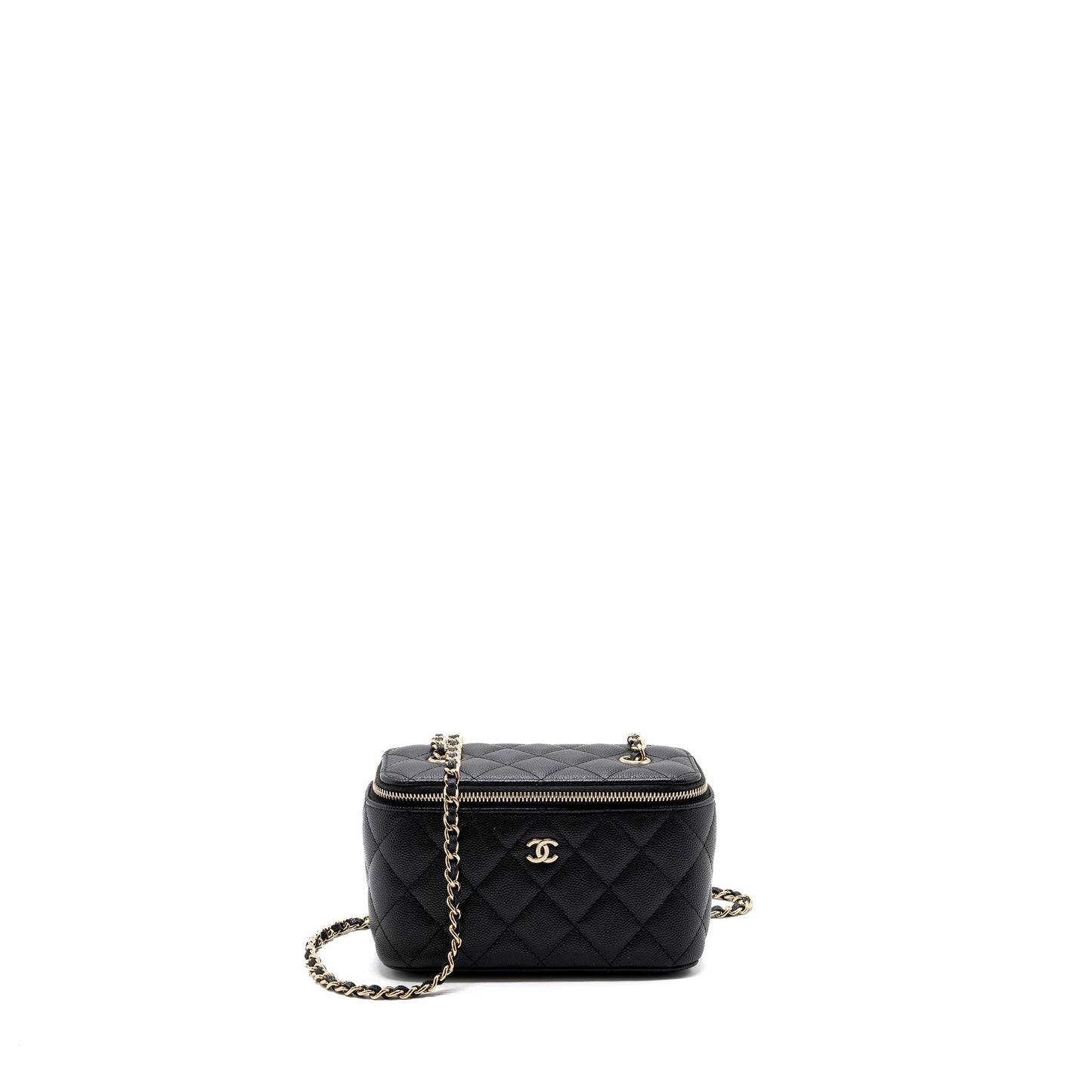 Chanel Long Vanity Caviar LGHW Black Handbag Lghw 1