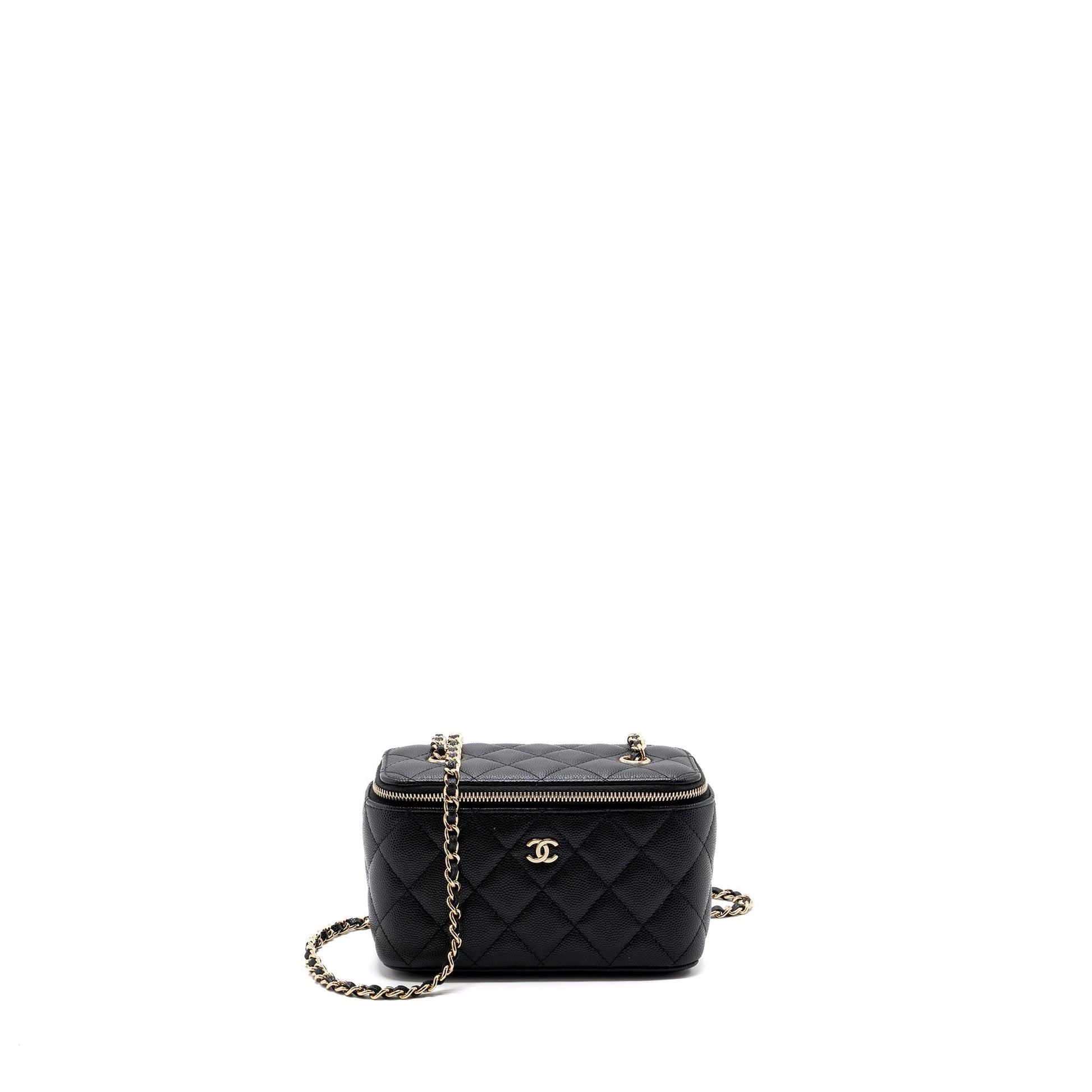 Chanel Long Vanity Caviar LGHW Black Handbag Lghw 1