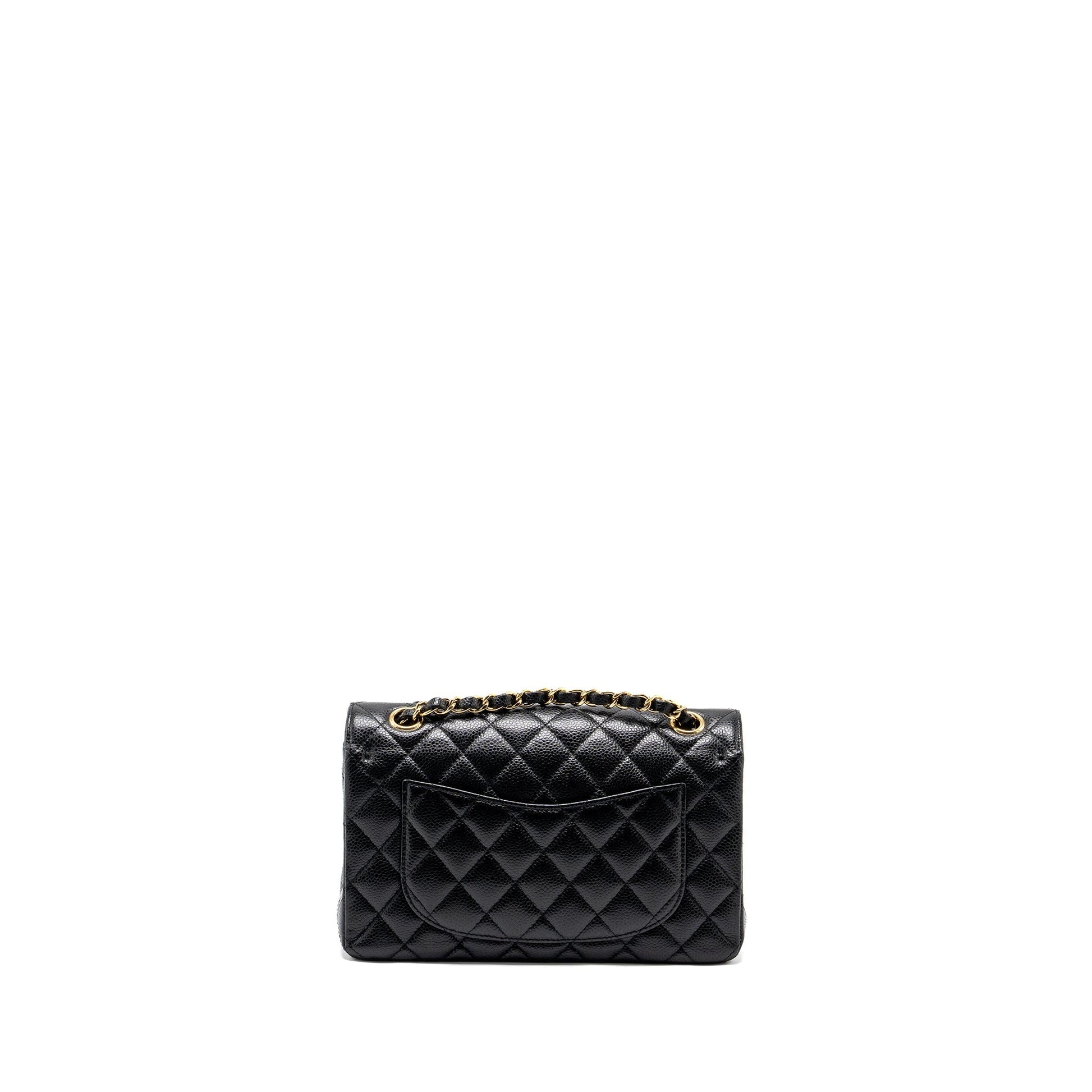Chanel classic double flap caviar GHW Black Small Shoulder Bag Ghw 5