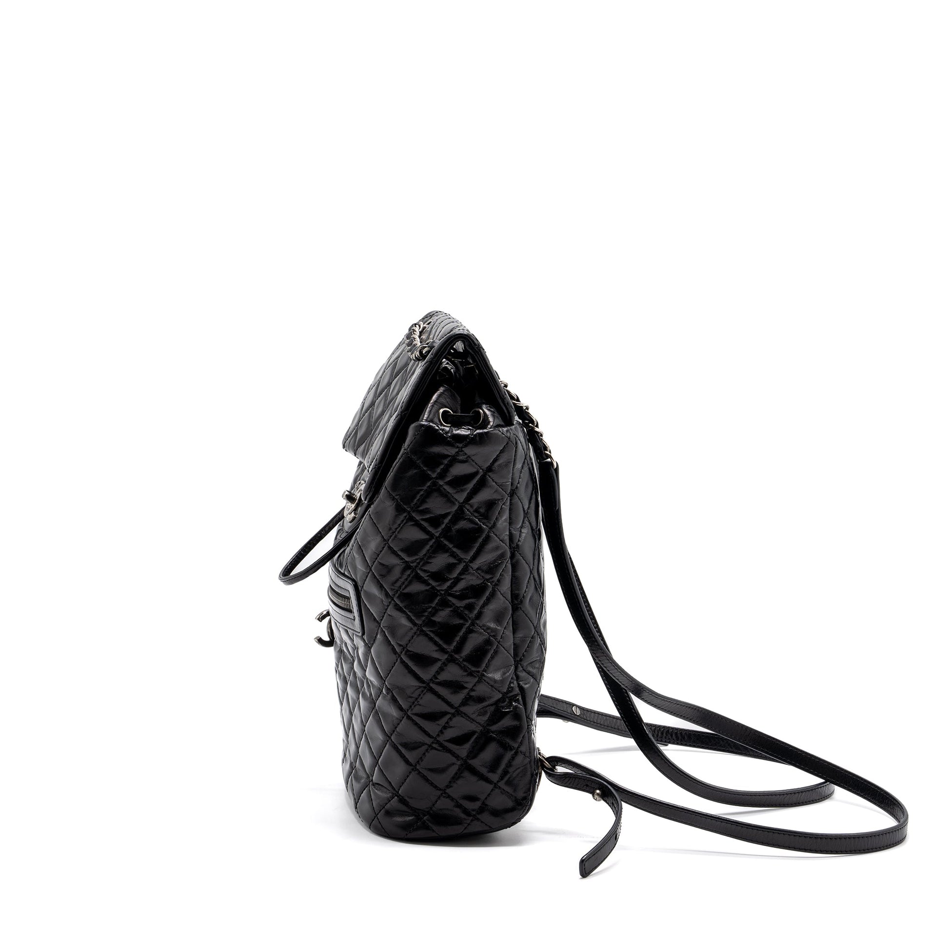Chanel QUILTED Mountain BACKPACK CALFSKIN SHW Black