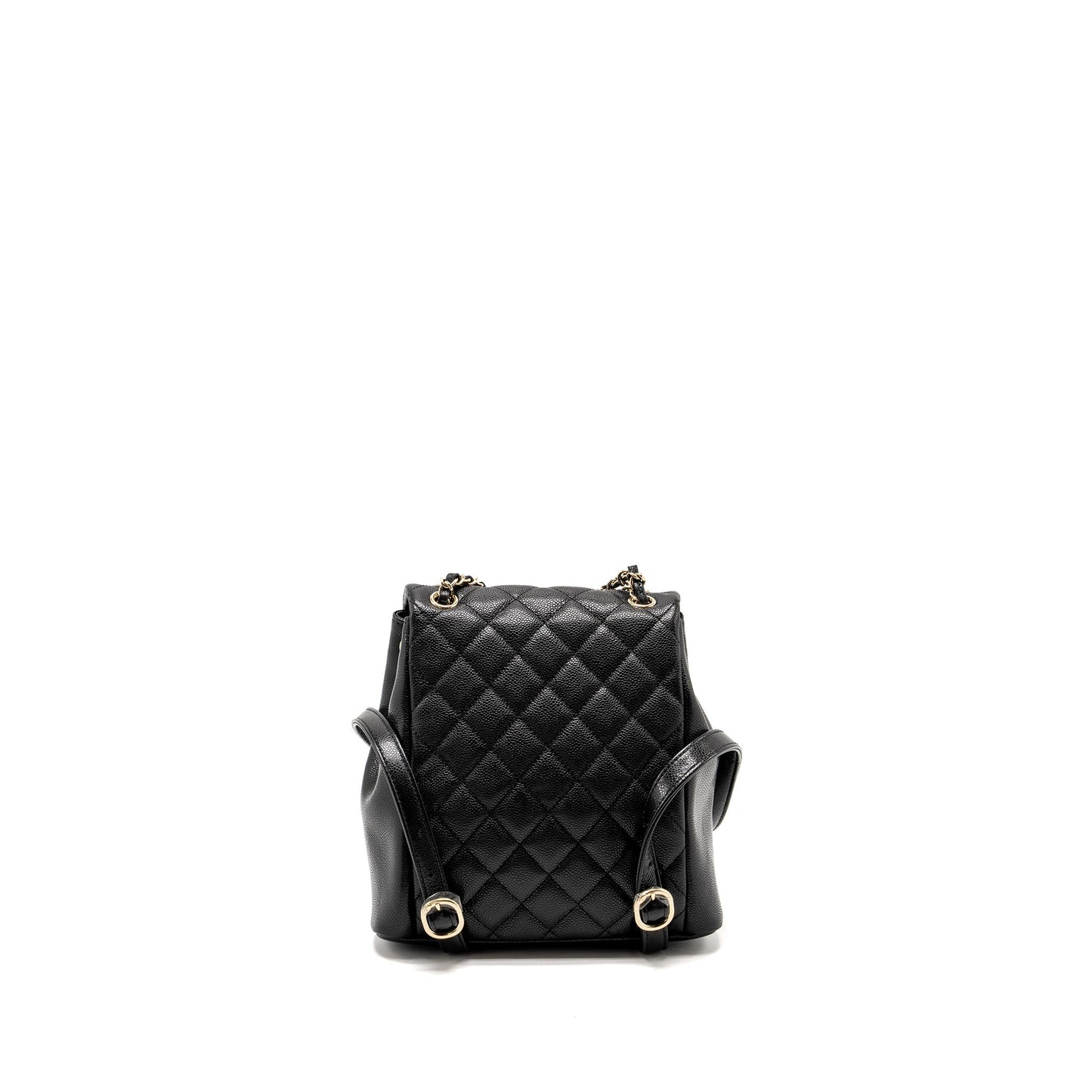Chanel Triple Pack Duma Backpack Caviar LGHW Black Microchip 1
