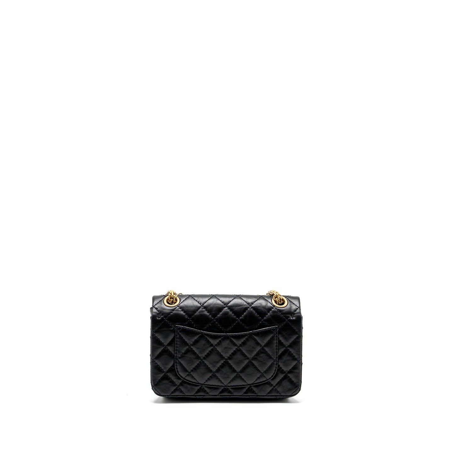 Chanel 2.55 reissue flap aged calfskin GHW Black Shoulder Bag Ghw 2