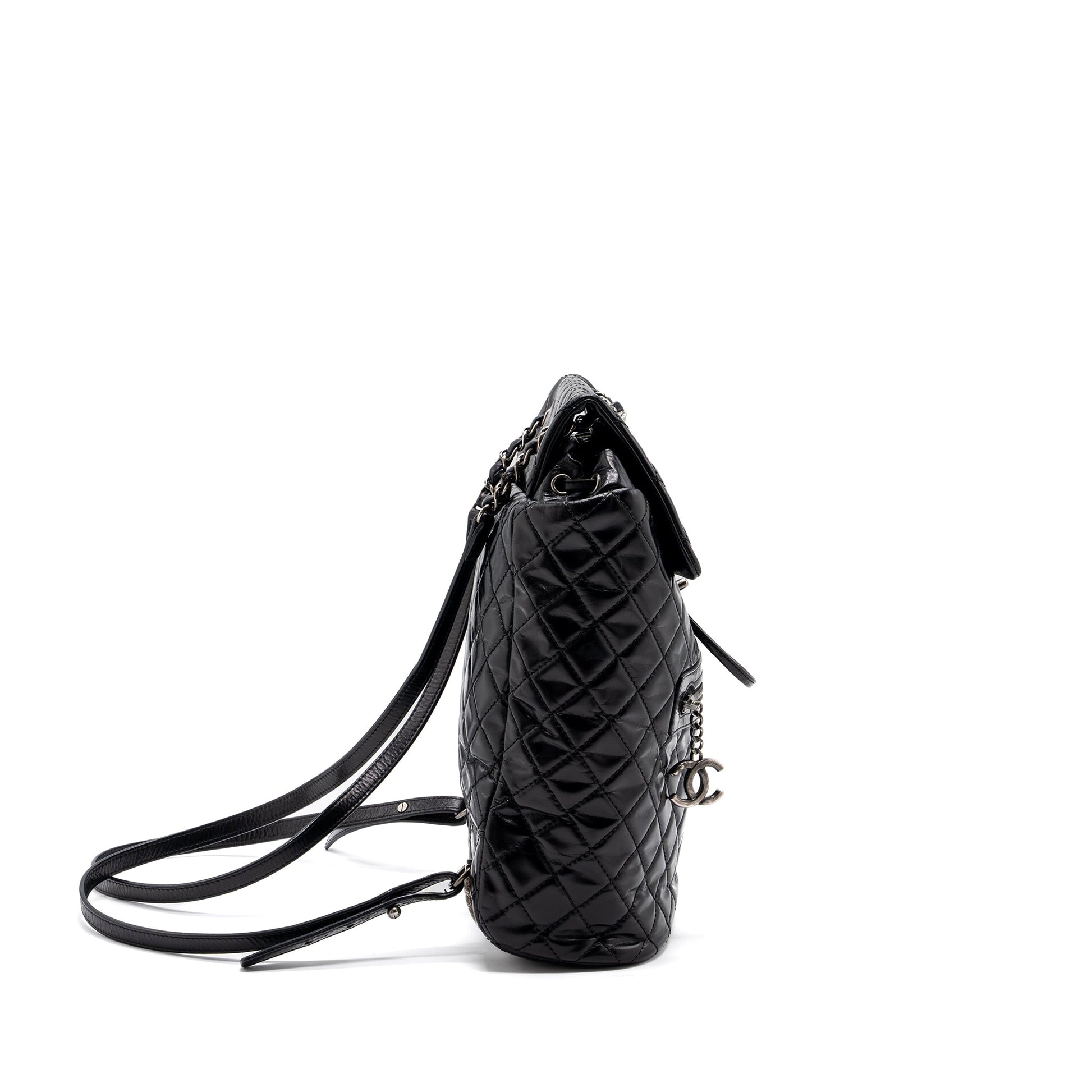 Chanel QUILTED Mountain BACKPACK CALFSKIN SHW Black