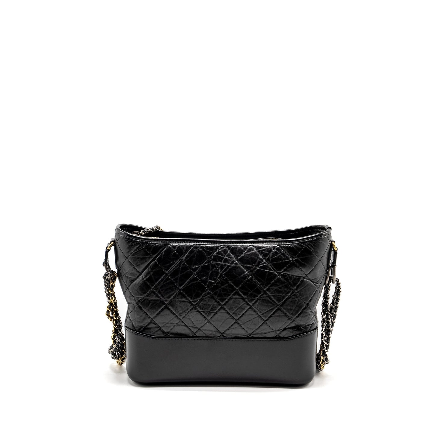 Chanel Gabrielle Hobo Calfskin Hardware Multicolour Black Shoulder Bag