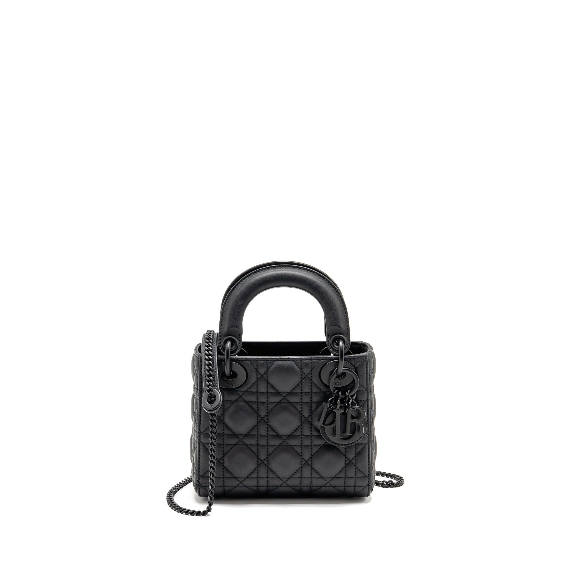 Dior Lady Calfskin So Handbag Black Mini Travel Bag