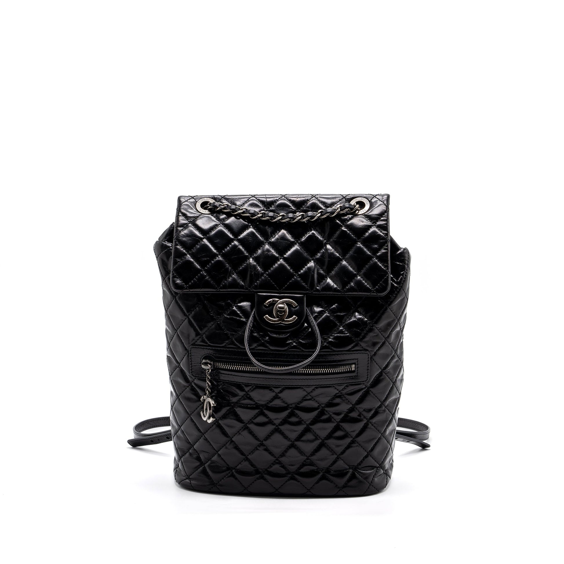 Chanel QUILTED Mountain BACKPACK CALFSKIN SHW Black