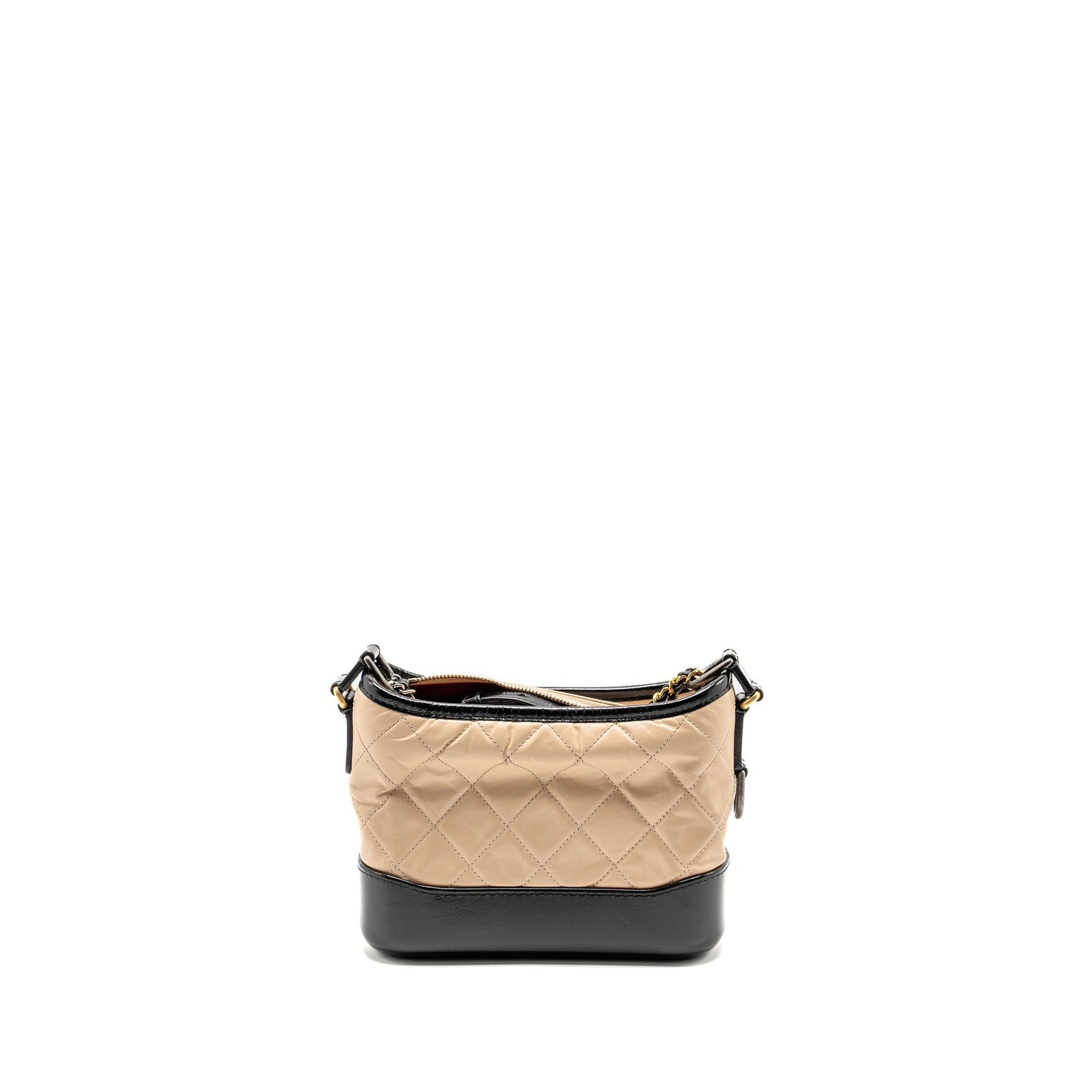 Chanel Gabrielle Hobo Calfskin Hardware Multicolour Beige Small Shoulder Bag