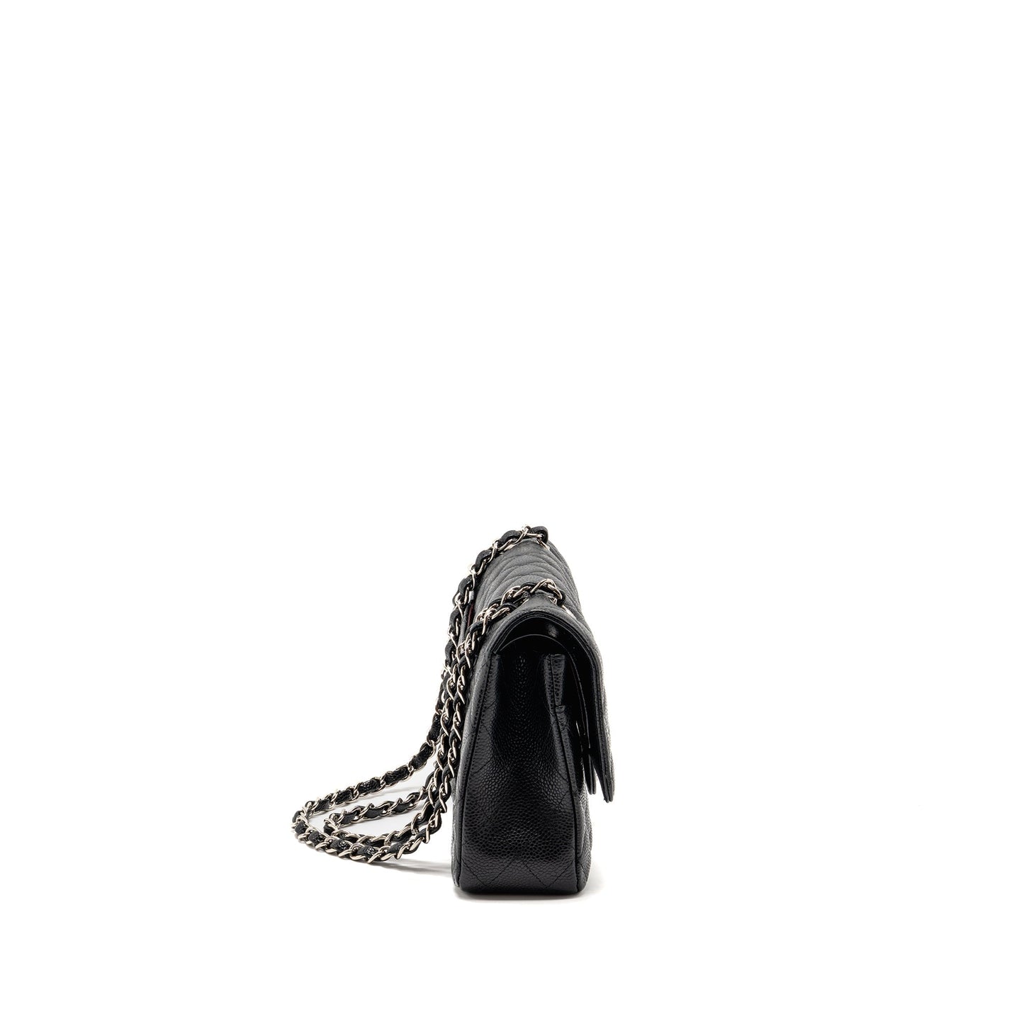 Chanel Classic Double Flap Caviar SHW Black Shoulder Bag Shw 1