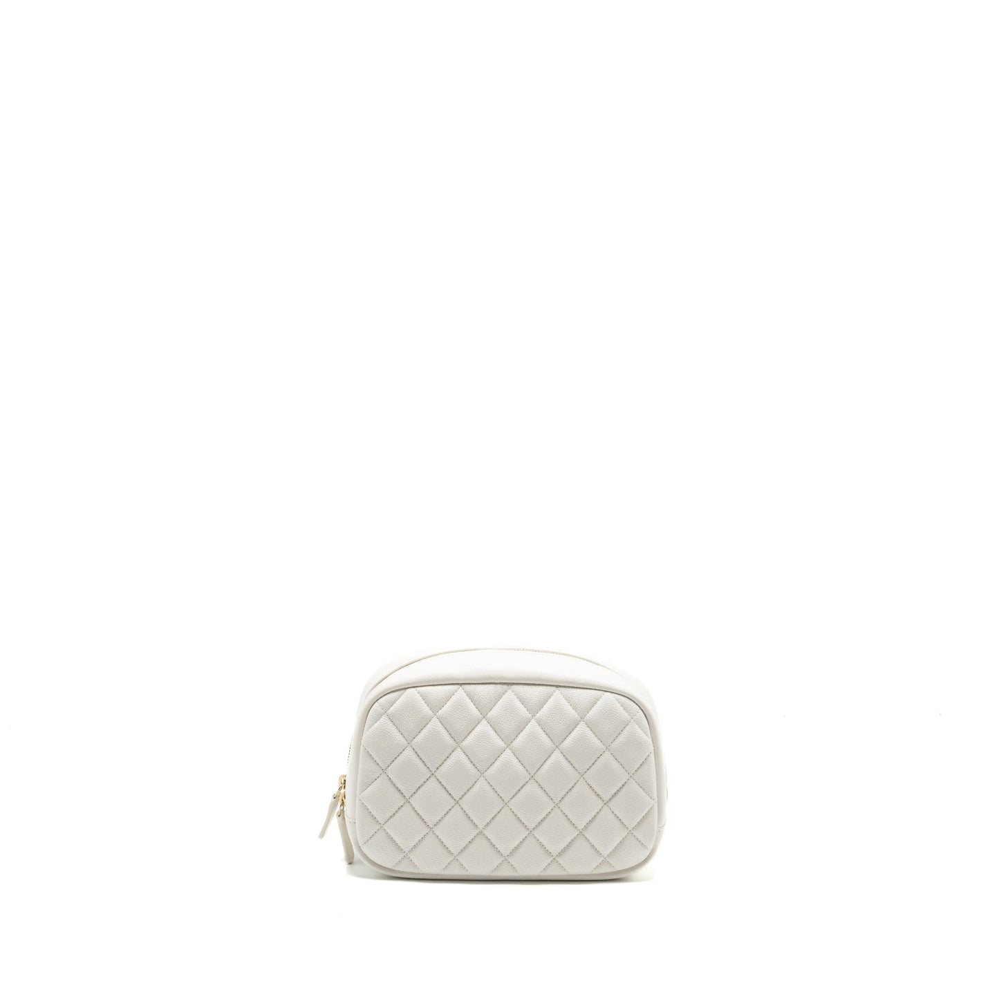Chanel timeless classic grained calfskin LGHW microchip White Handbag