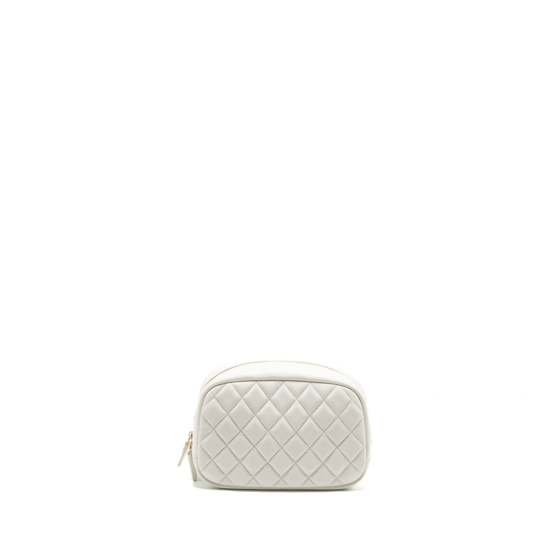 Chanel timeless classic grained calfskin LGHW microchip White Handbag