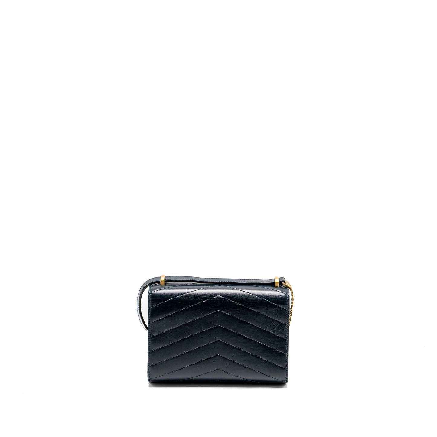 Chanel me Up Chevron Medal Flap Calfskin Lock Shoulder Bag