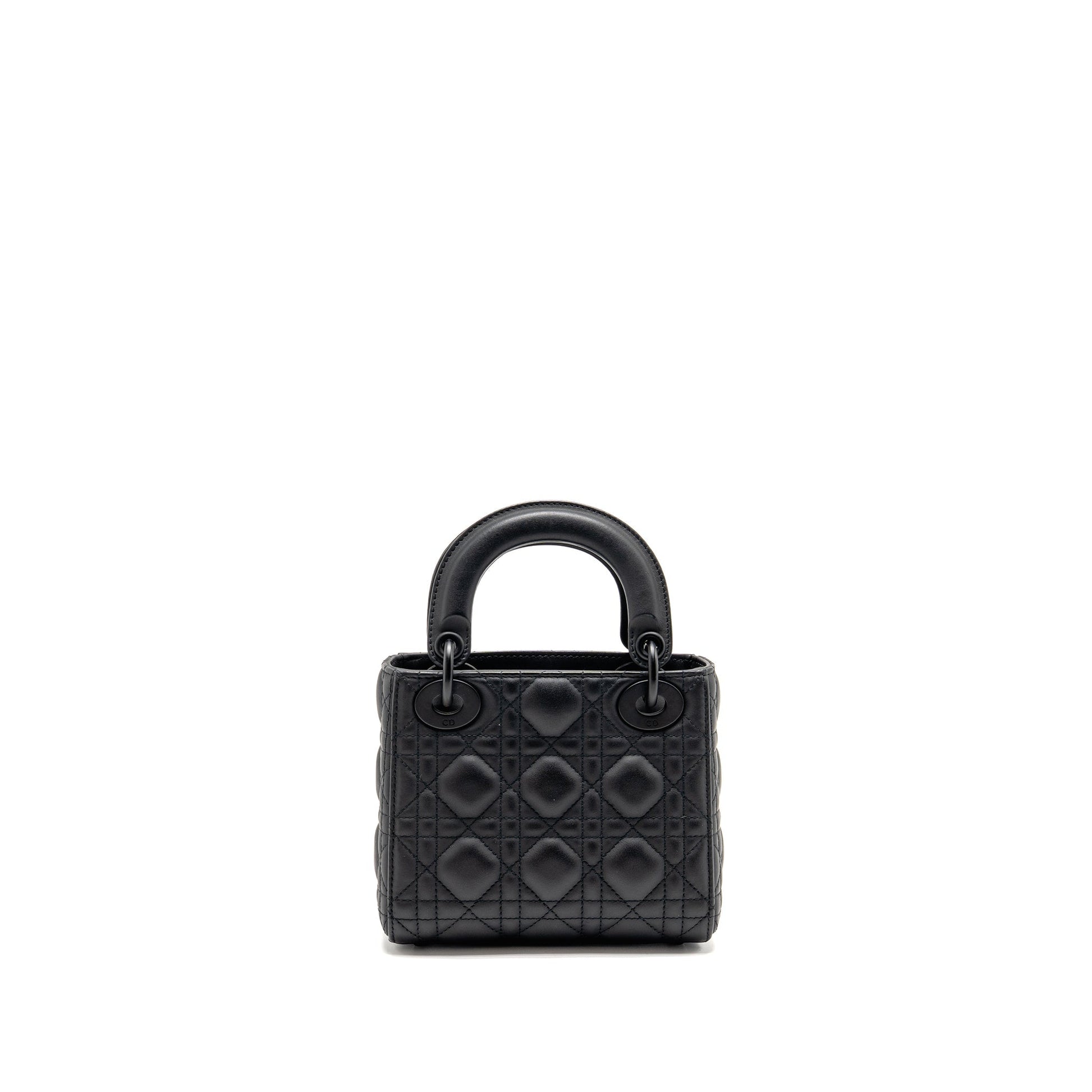 Dior Lady Calfskin So Handbag Black Mini Travel Bag