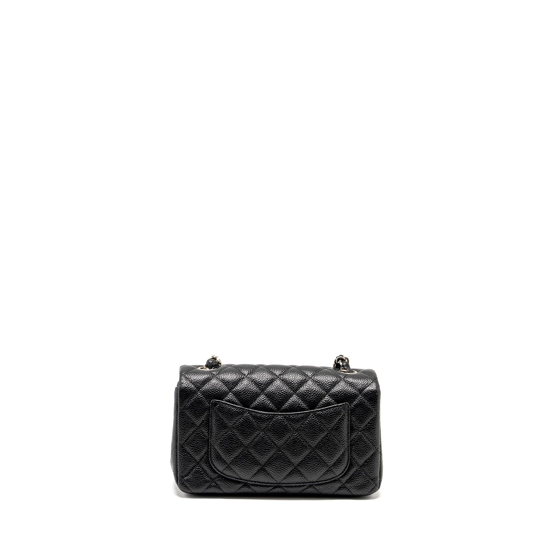 Chanel Rectangular Flap caviar SHW Black Shoulder Bag
