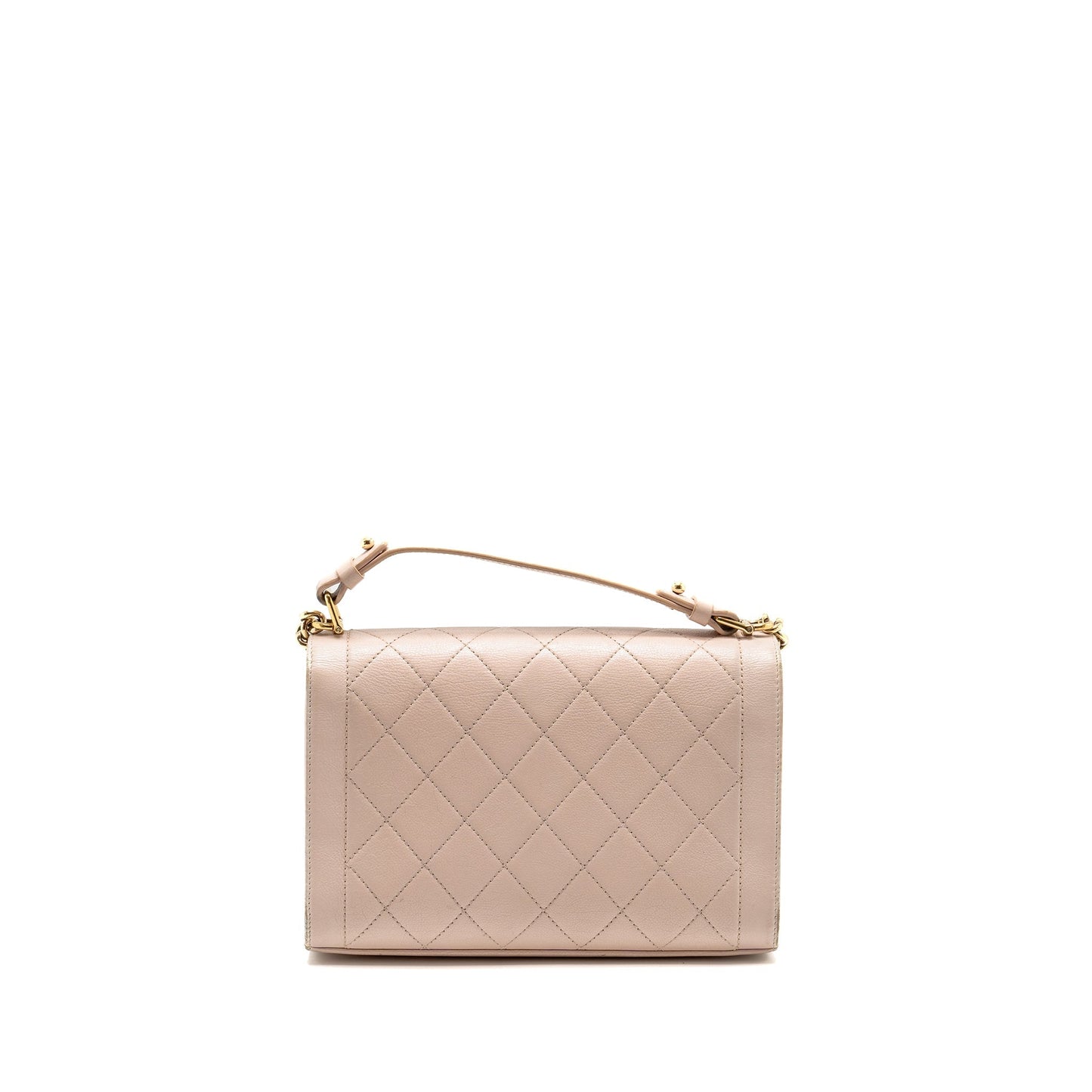 Chanel 17C Click Label Calfskin Light LGHW Pink Shoulder Bag