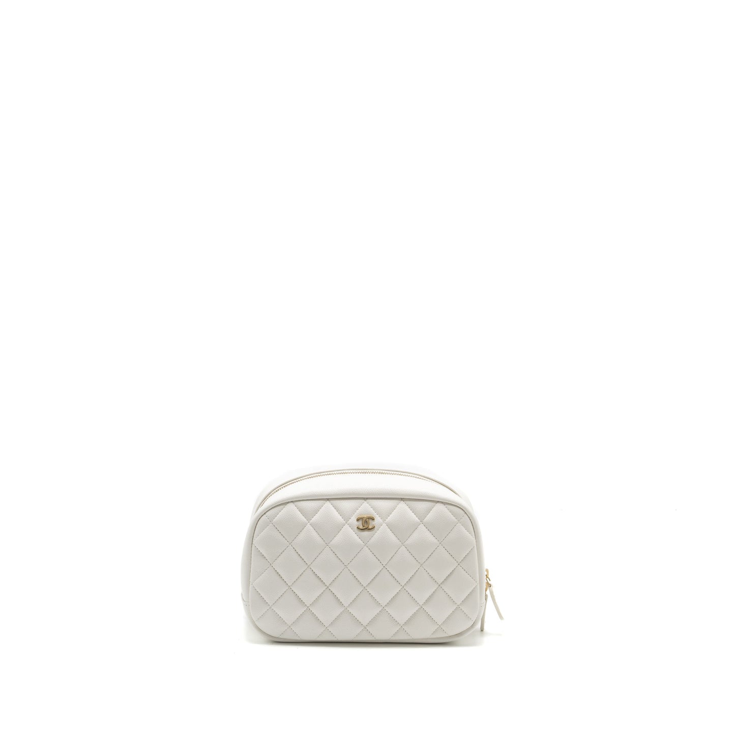 Chanel timeless classic grained calfskin LGHW microchip White Handbag