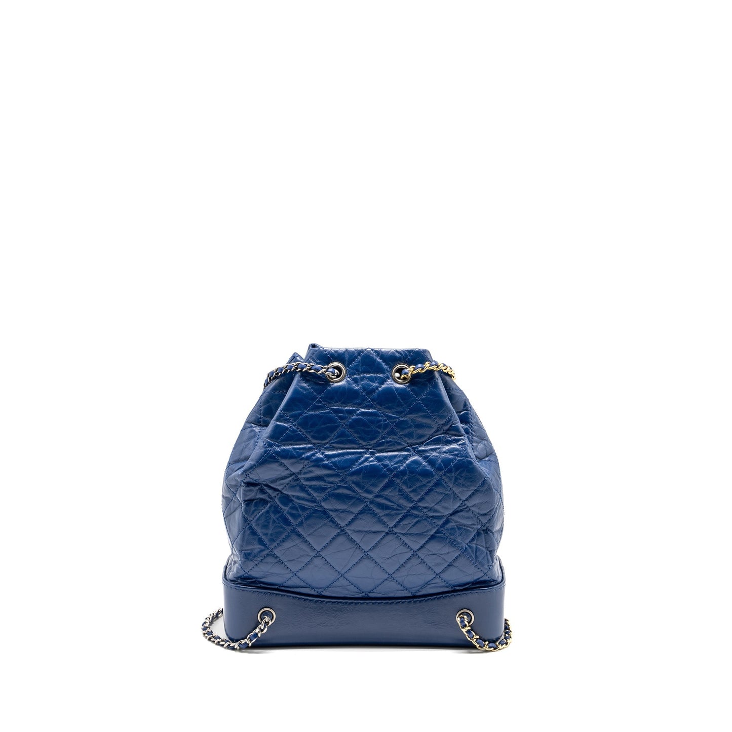 Chanel Gabrielle Backpack Aged Calfskin Hardware Multicolour Blue Multicolour Hardware